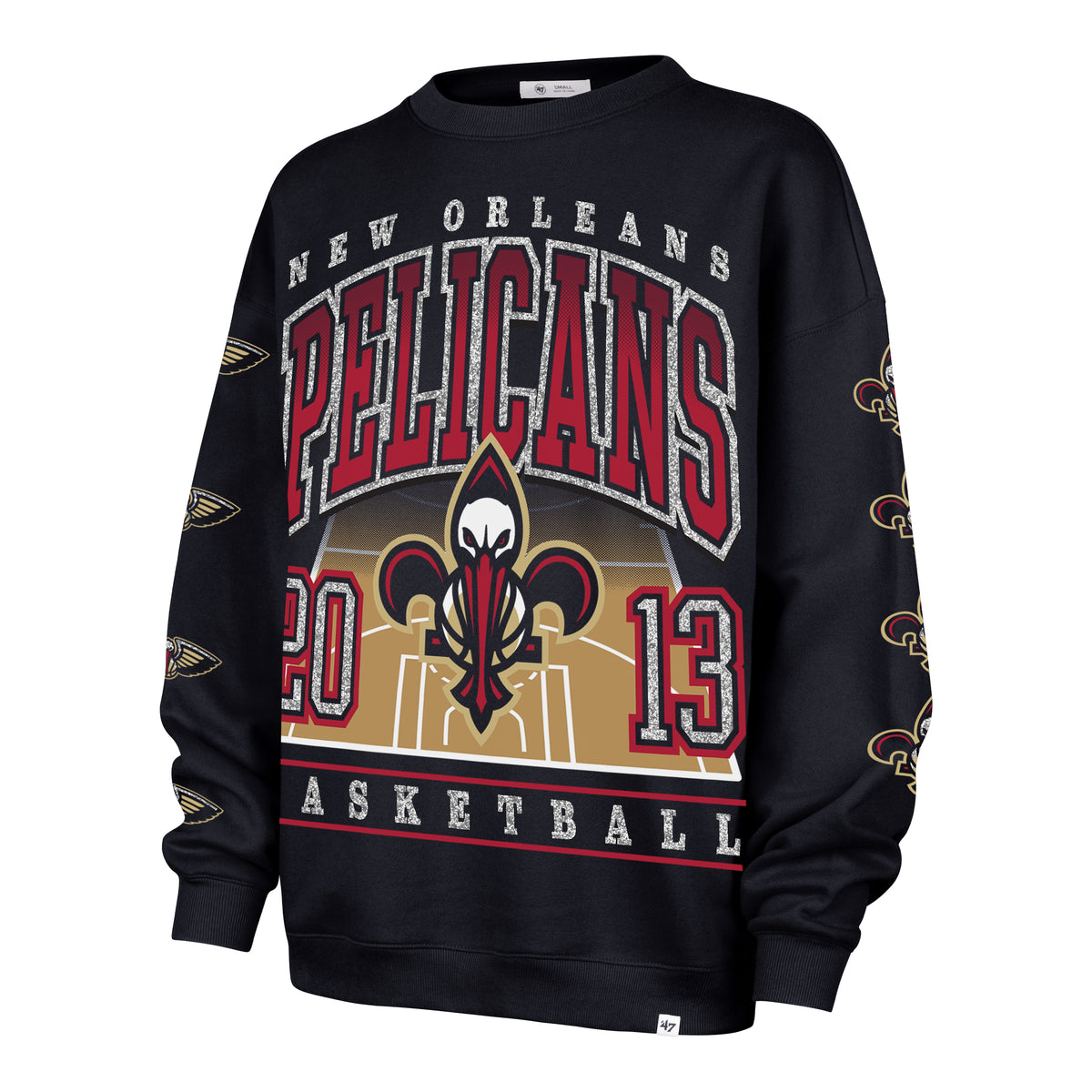 NEW ORLEANS PELICANS GO BIG '47 OVERSIZED CREW WOMENS