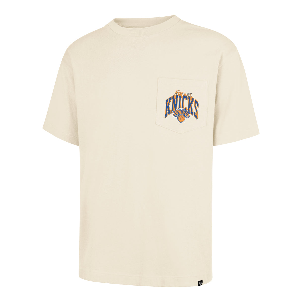 NEW YORK KNICKS BACK DOOR '47 FOUNDATION POCKET TEE