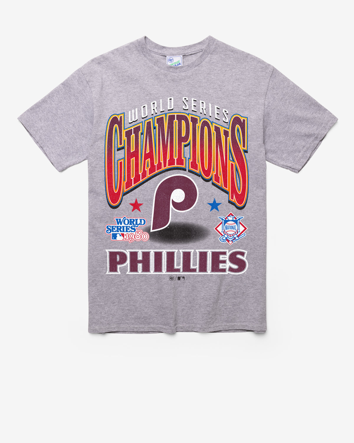 PHILADELPHIA PHILLIES BCPTN WORLD SERIES LOCKER VINTAGE '47 TUBULAR TEE