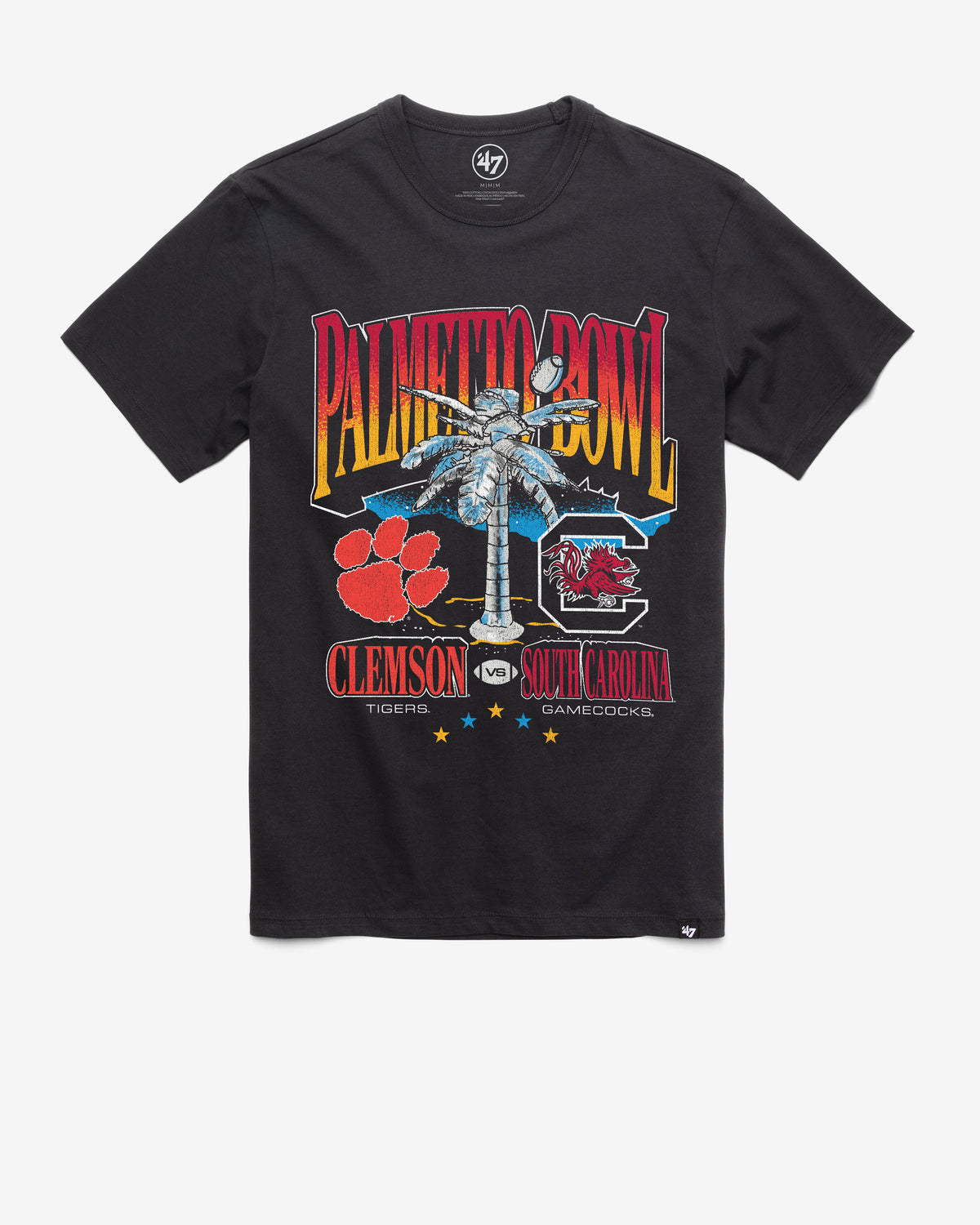 CLEMSON / SOUTH CAROLINA RIVALRY DUELING NCAA '47 FRANKLIN TEE