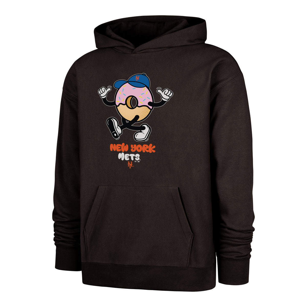 NEW YORK METS CARTOON '47 FOUNDATION HOOD