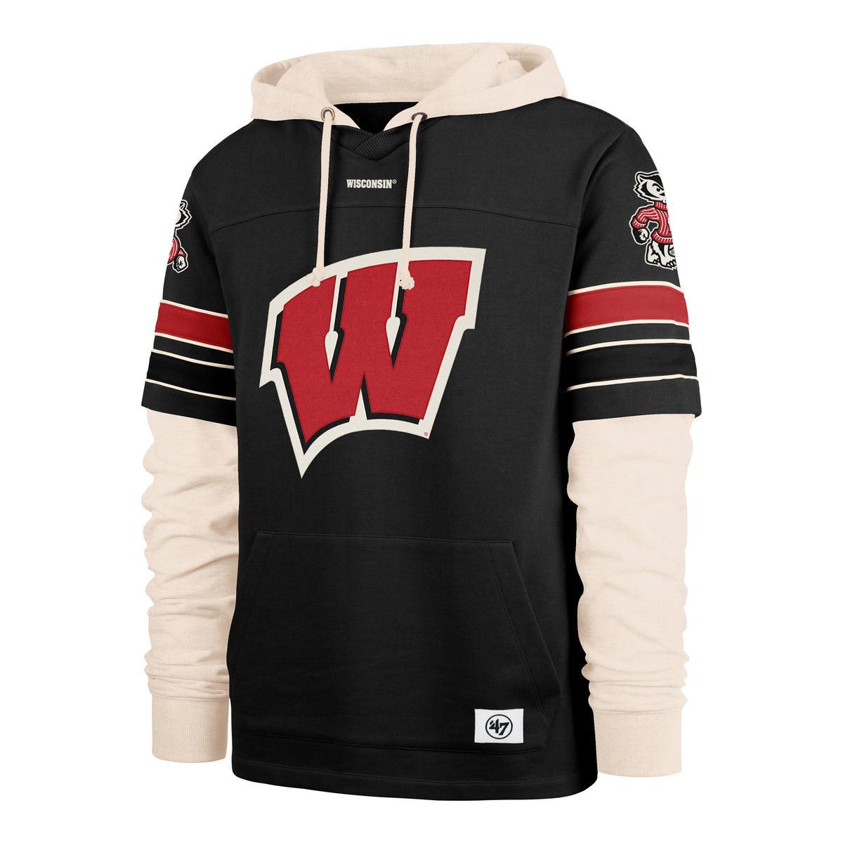 WISCONSIN BADGERS SPLIT ZONE '47 CORNERBACK DUO LACER