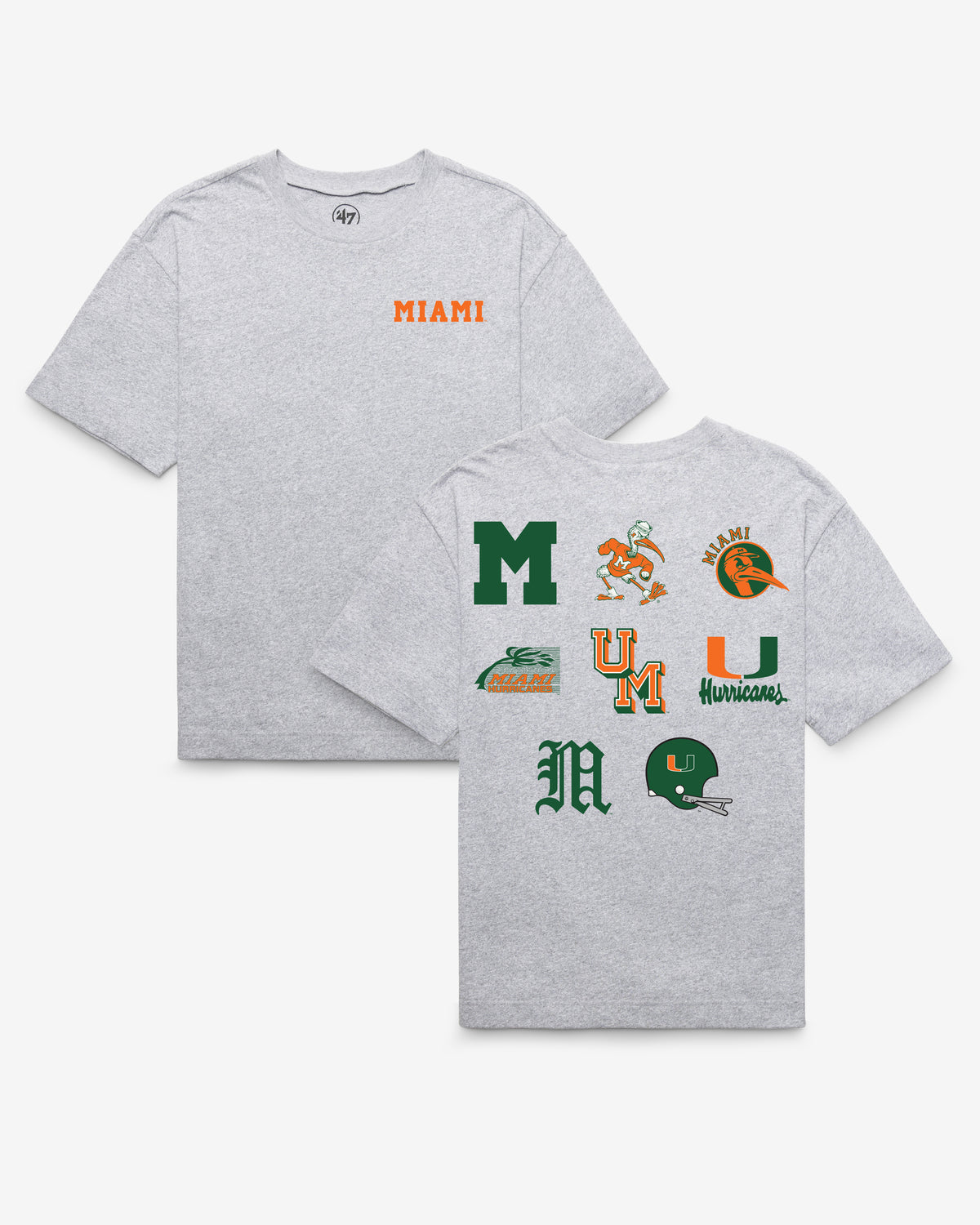 MIAMI HURRICANES VINTAGE HISTORY LOCK '47 FOUNDATION TEE