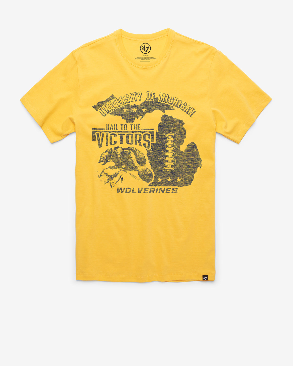 MICHIGAN WOLVERINES VINTAGE REGIONAL '47 FRANKLIN TEE