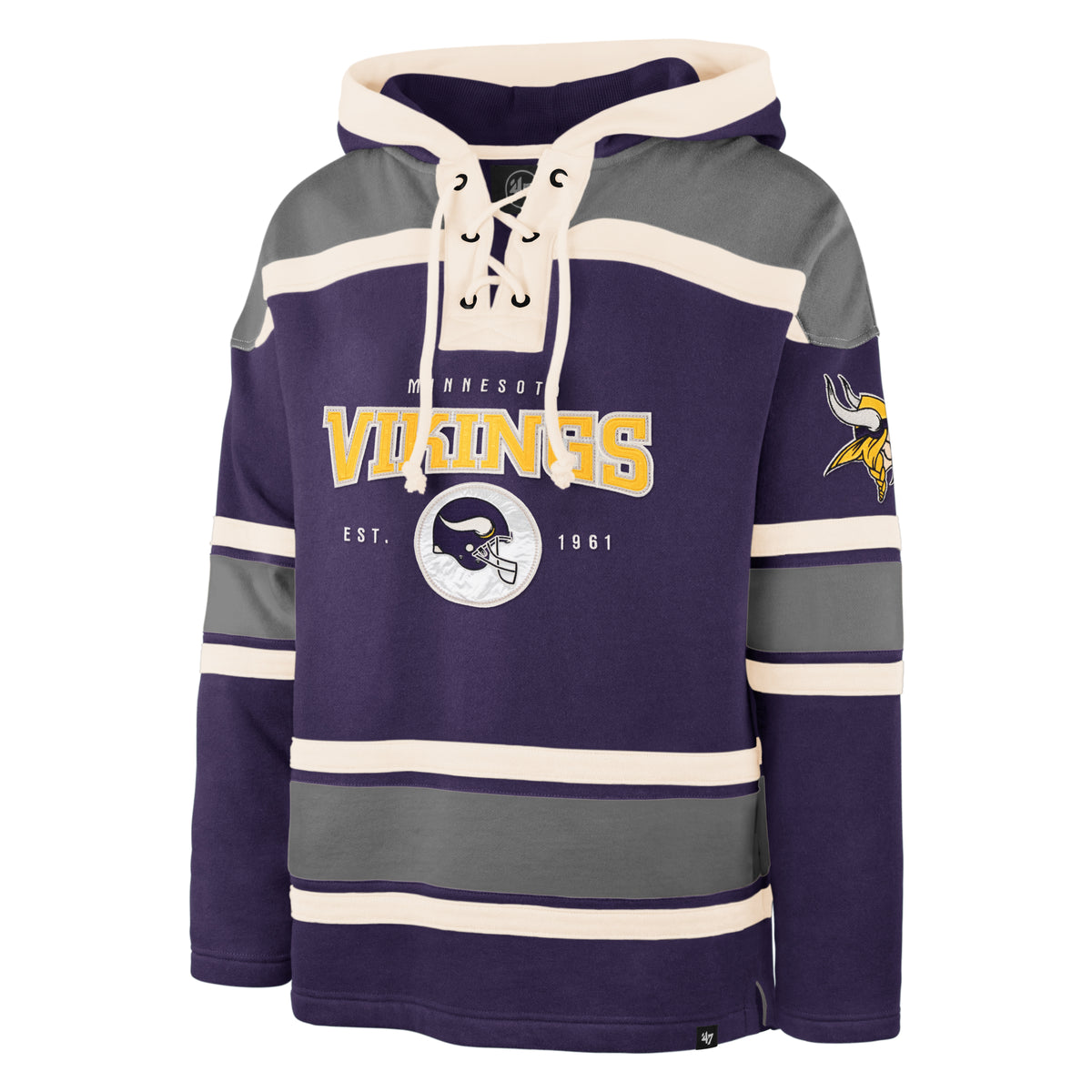 MINNESOTA VIKINGS FIRST DOWN '47 SUPERIOR LACER HOOD