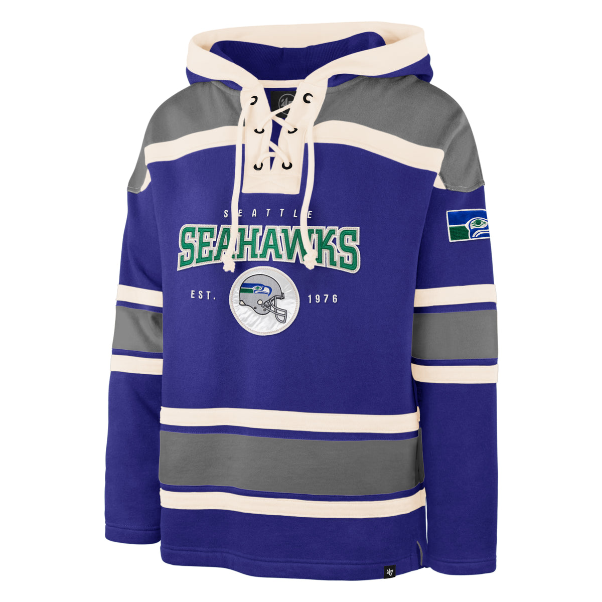 SEATTLE SEAHAWKS HISTORIC FIRST DOWN SUPERIOR '47 LACER