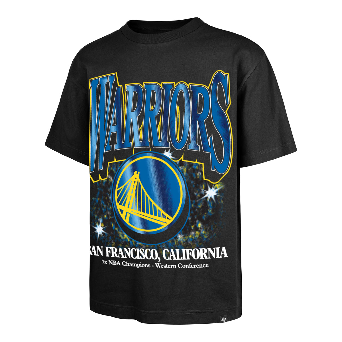 GOLDEN STATE WARRIORS CHAMPION FLASHBULB '47 FOUNDATION TEE