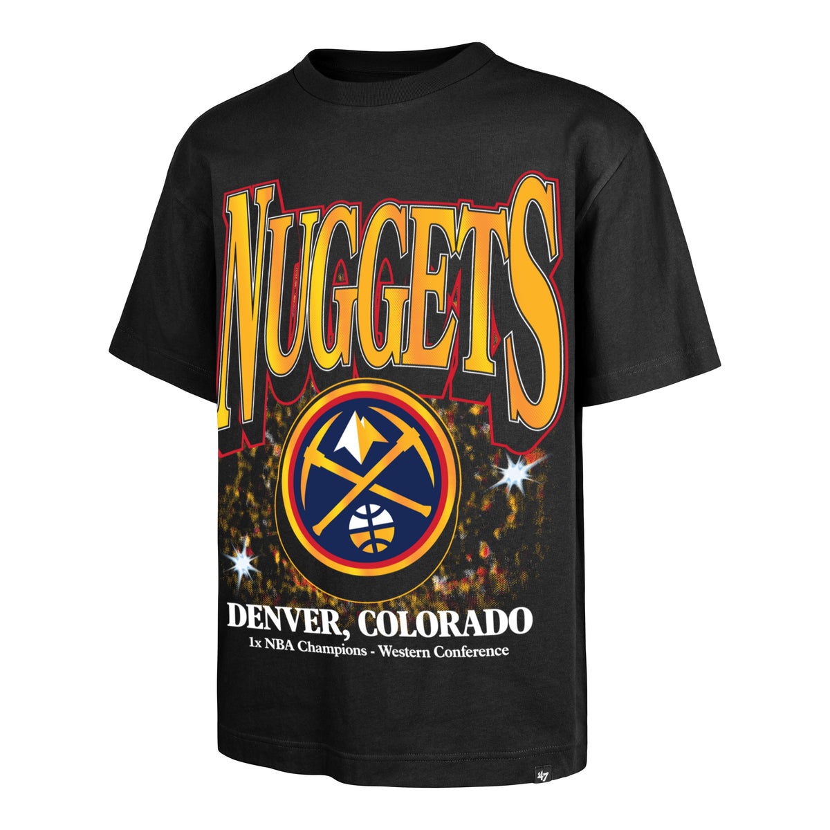 DENVER NUGGETS CHAMPIONS FLASHBULB '47 FOUNDATION TEE