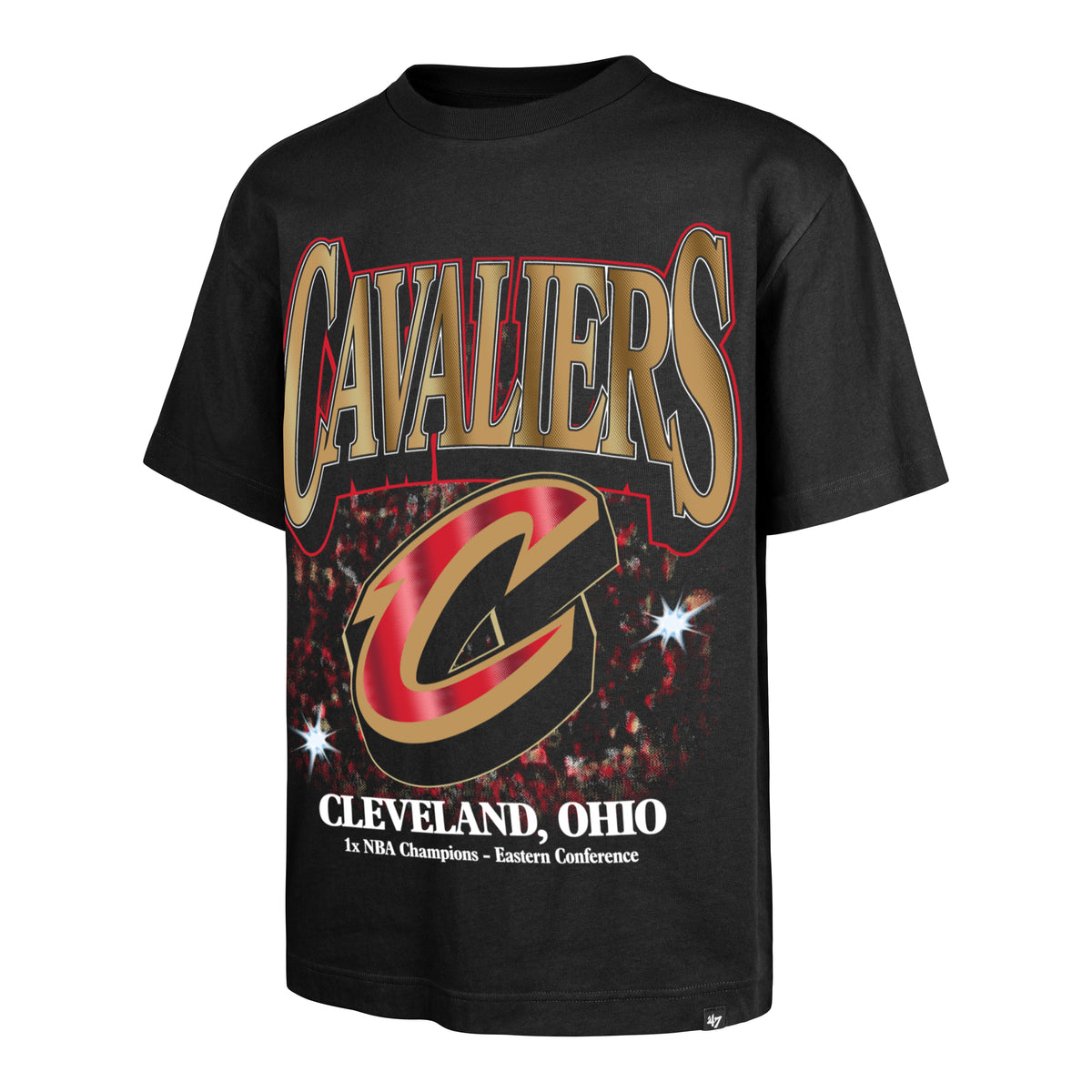 CLEVELAND CAVALIERS CHAMPIONS FLASHBULB '47 FOUNDATION TEE
