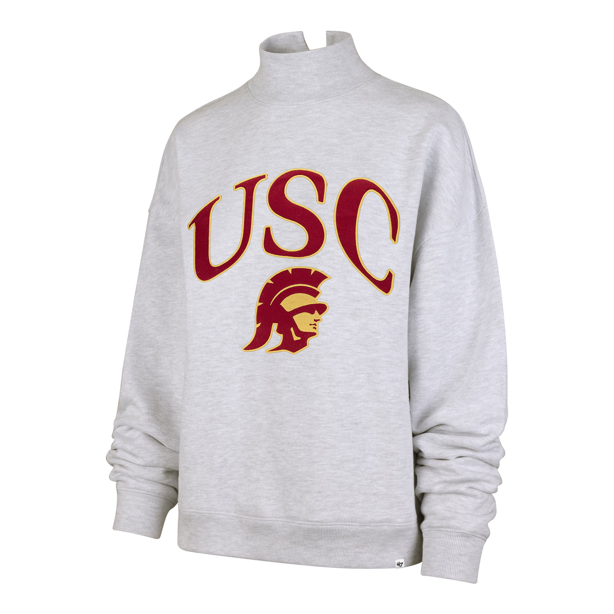 USC SOUTHERN CALIFORNIA TROJANS VANTAGE '47 MOCK NECK PULLOVER WOMENS