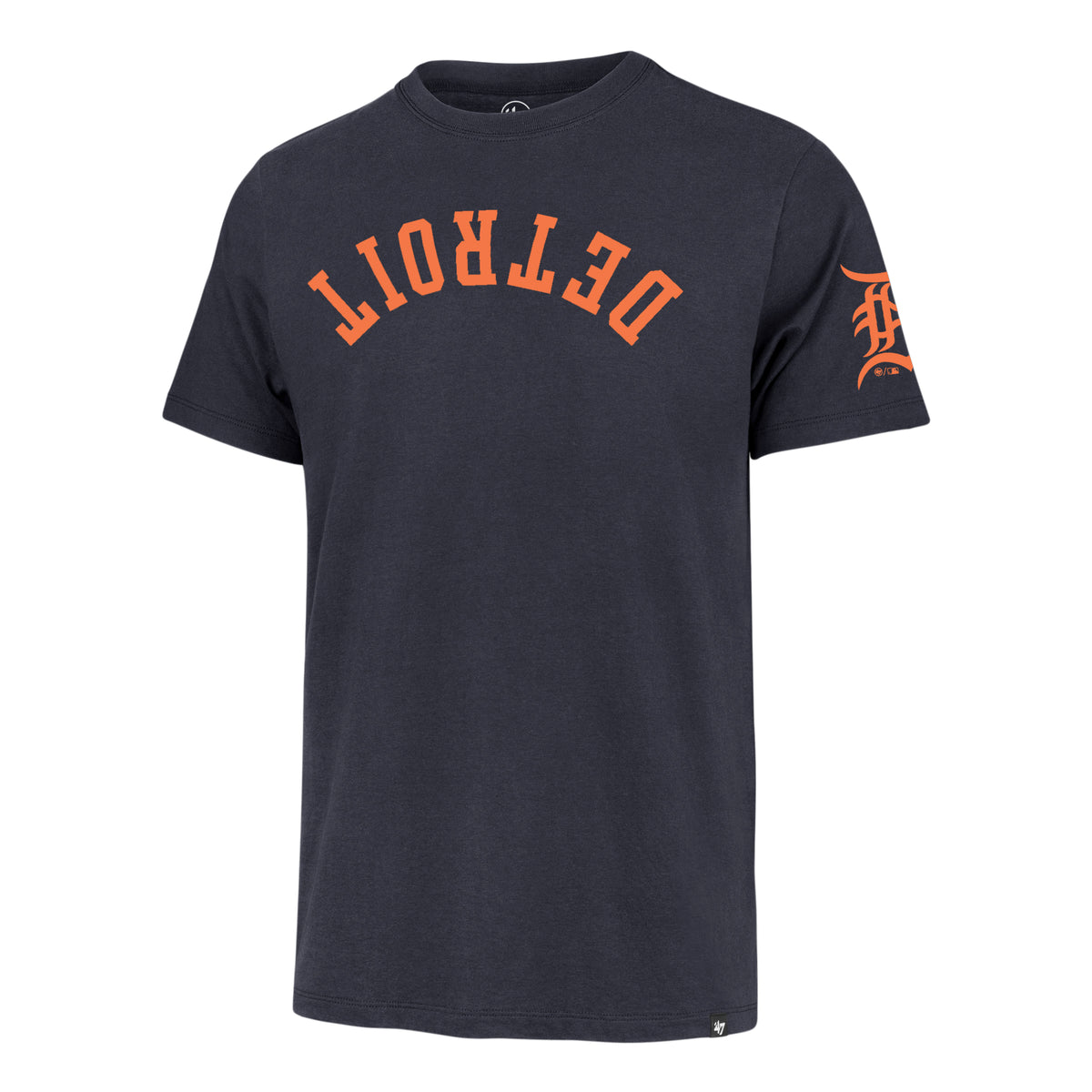 DETROIT TIGERS UPSIDE DOWN TWO PEAT '47 FRANKLIN TEE