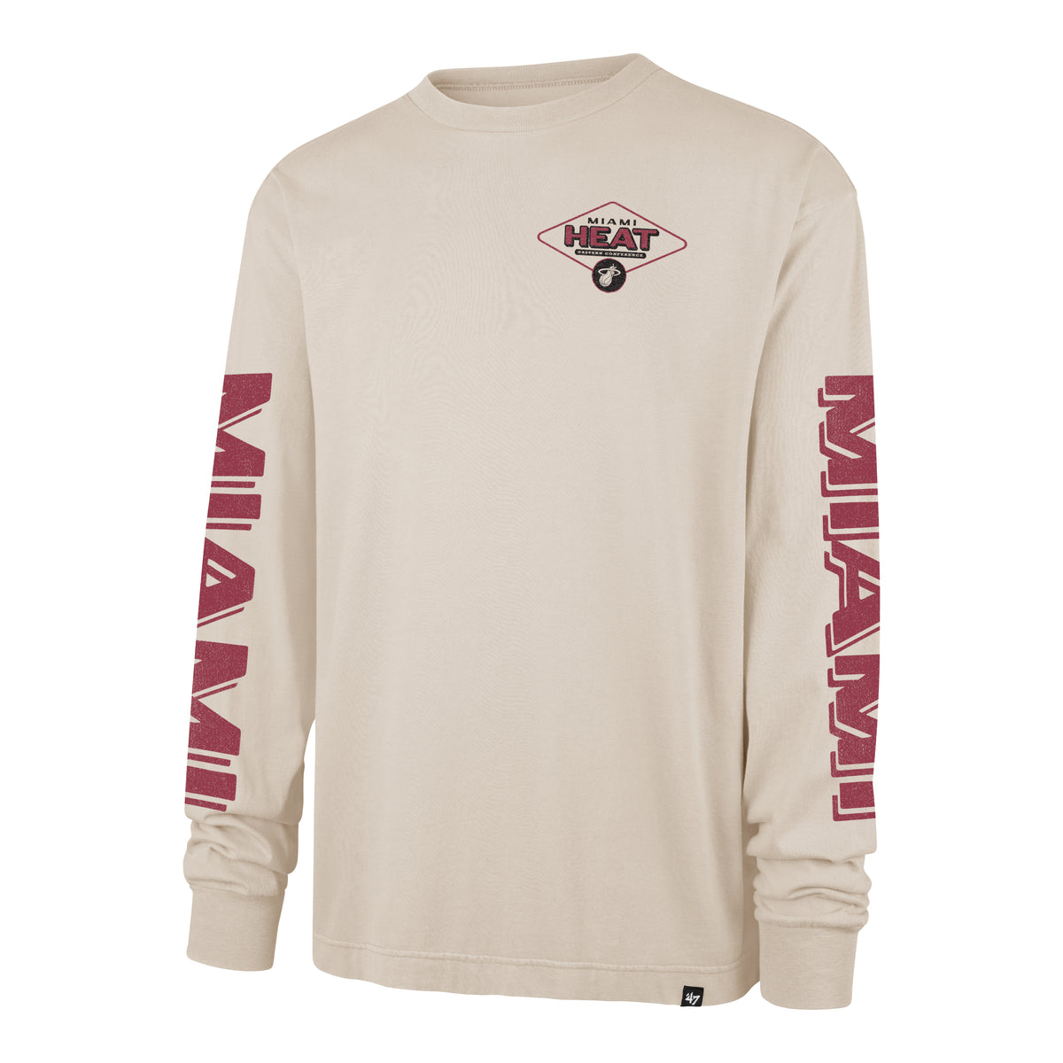 MIAMI HEAT CAIRN RAVINE '47 FOUNDATION LONG SLEEVE TEE