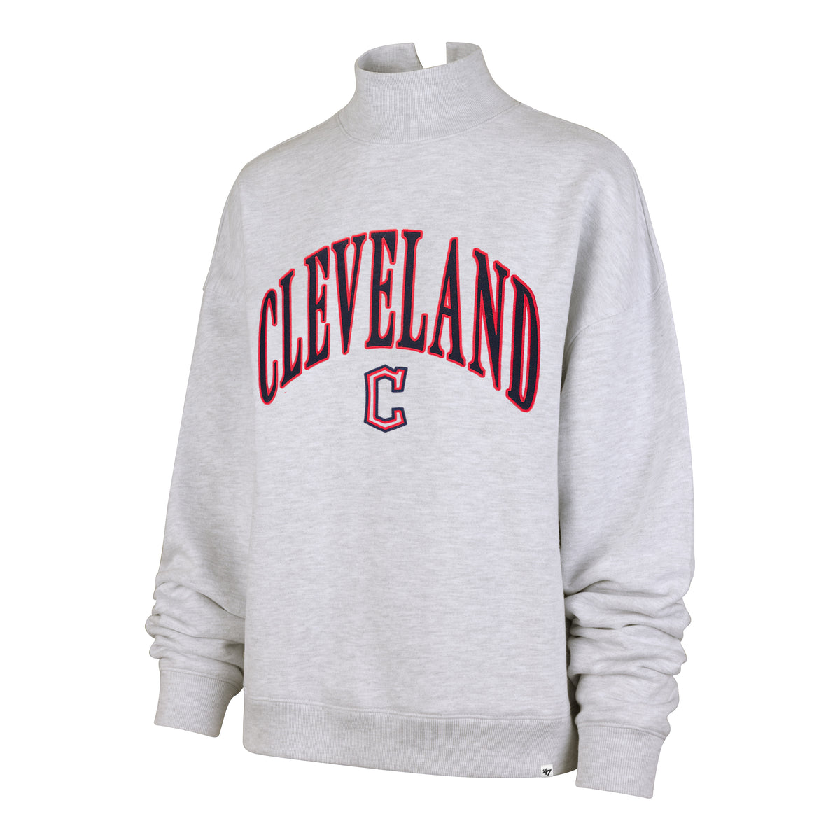 CLEVELAND GUARDIANS VANTAGE '47 MOCK NECK PULLOVER WOMENS