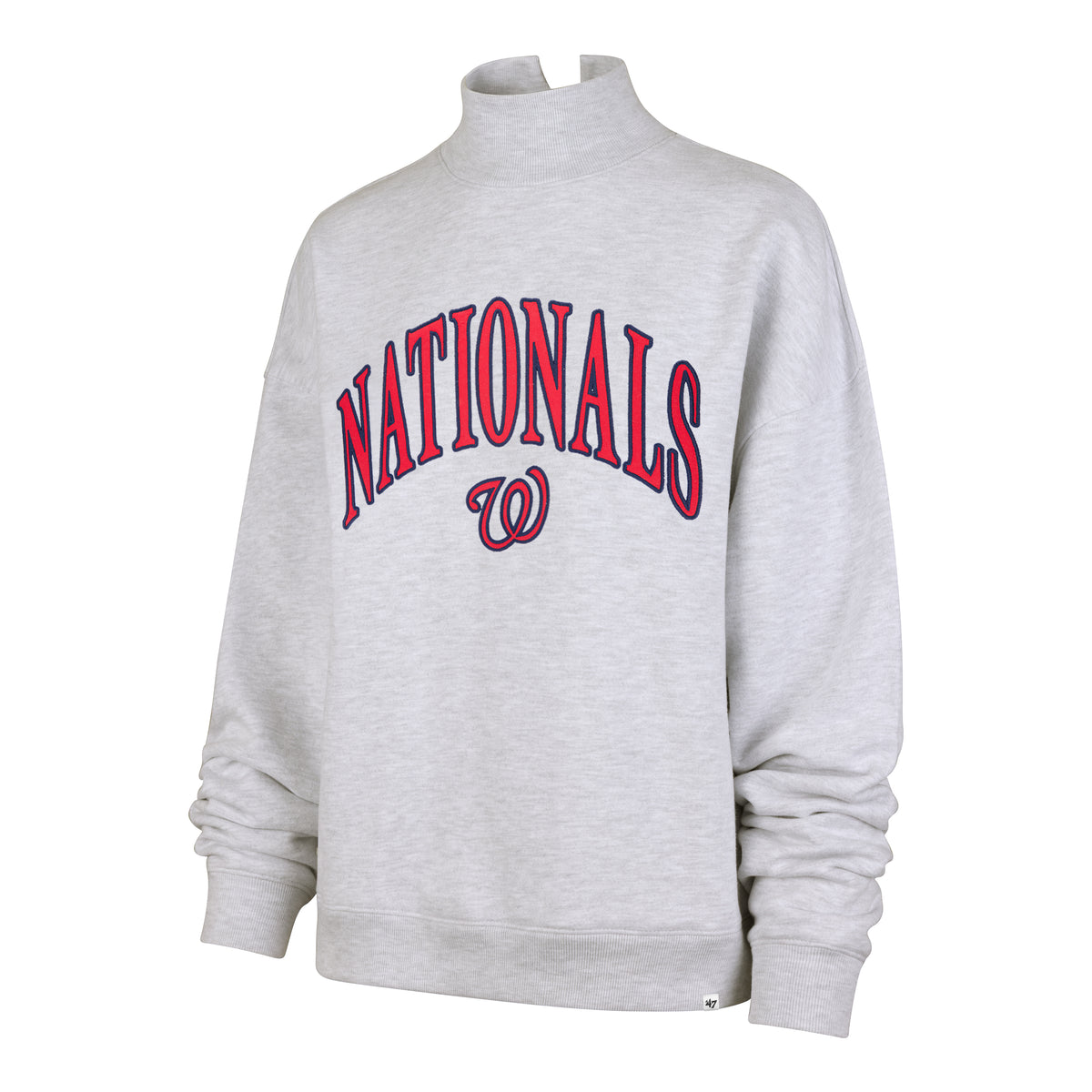 WASHINGTON NATIONALS VANTAGE '47 MOCK NECK PULLOVER WOMENS