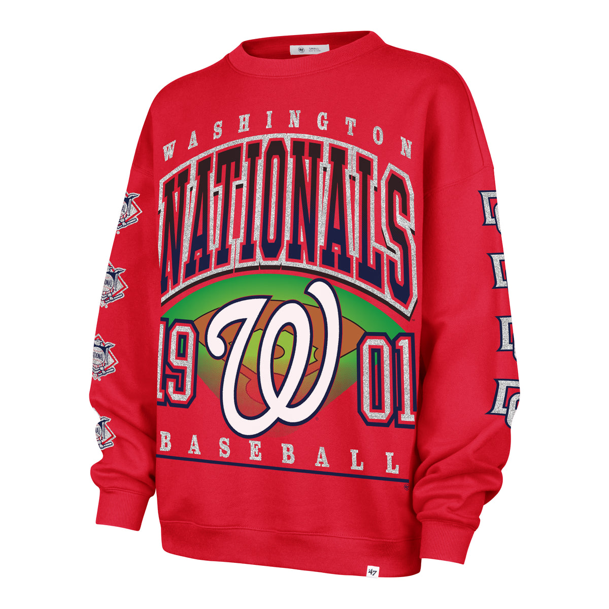WASHINGTON NATIONALS GO BIG '47 OVERSIZED CREW WOMENS