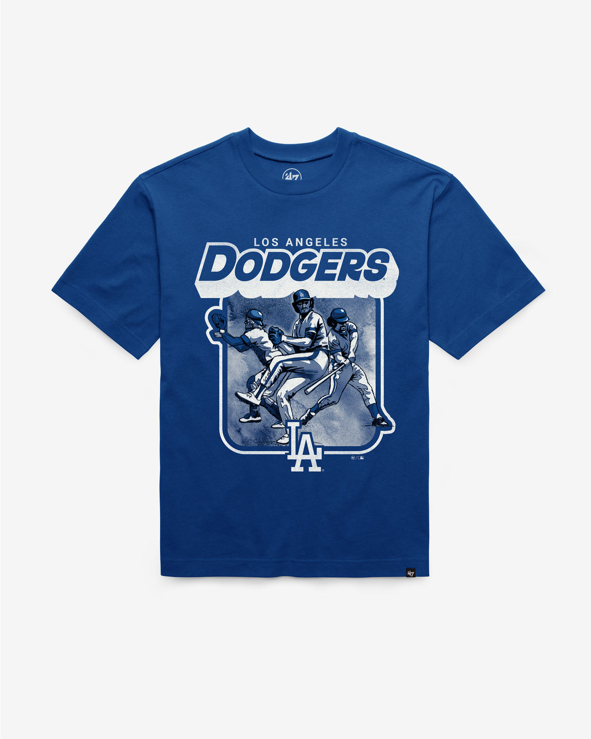 LOS ANGELES DODGERS COOPERSTOW INFIELD FLY '47 FOUNDATION TEE