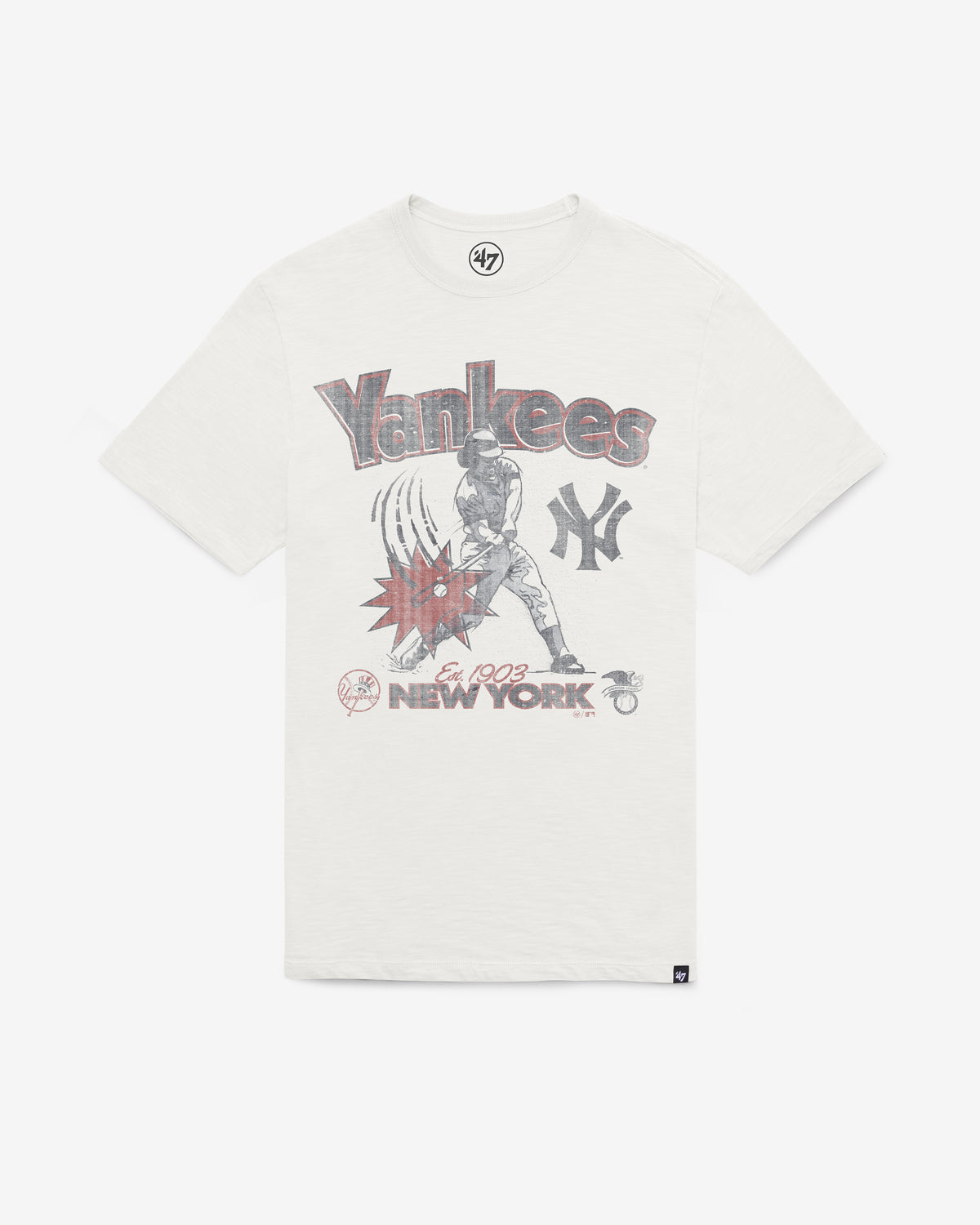 NEW YORK YANKEES COOPERSTOWN SWINGIN' '47 SCRUM TEE