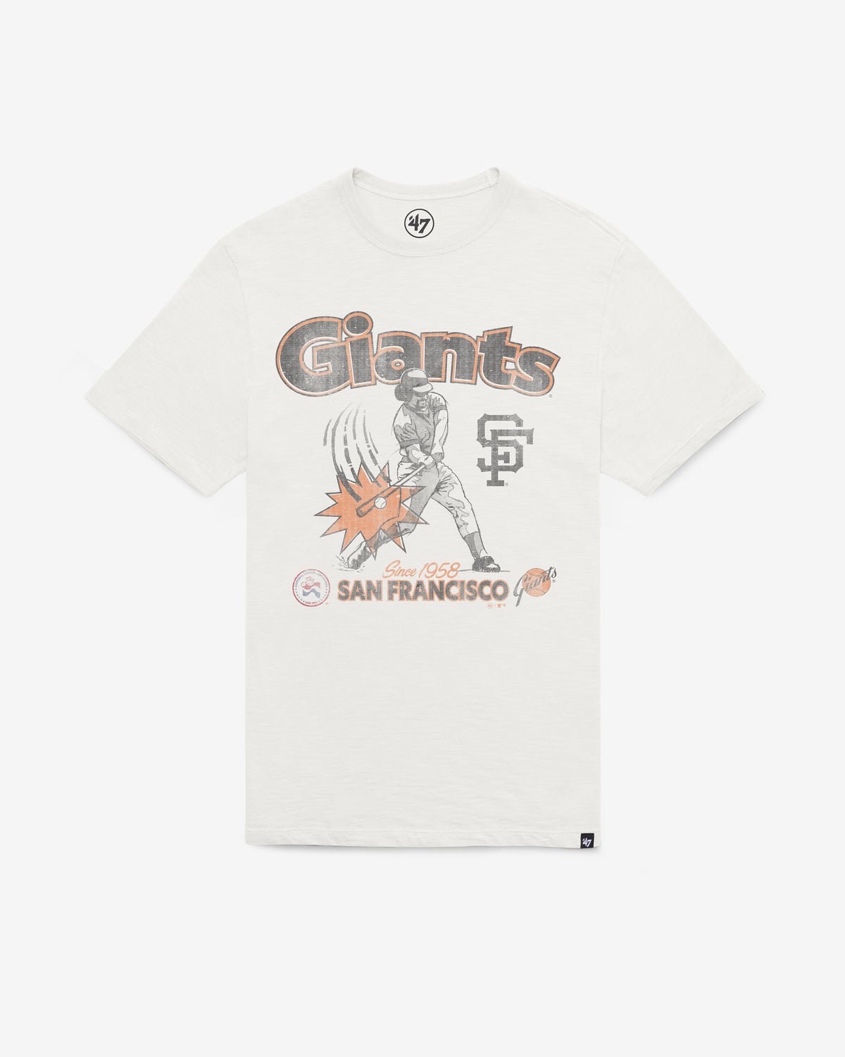 SAN FRANCISCO GIANTS COOPERSTOWN SWINGIN' '47 SCRUM TEE