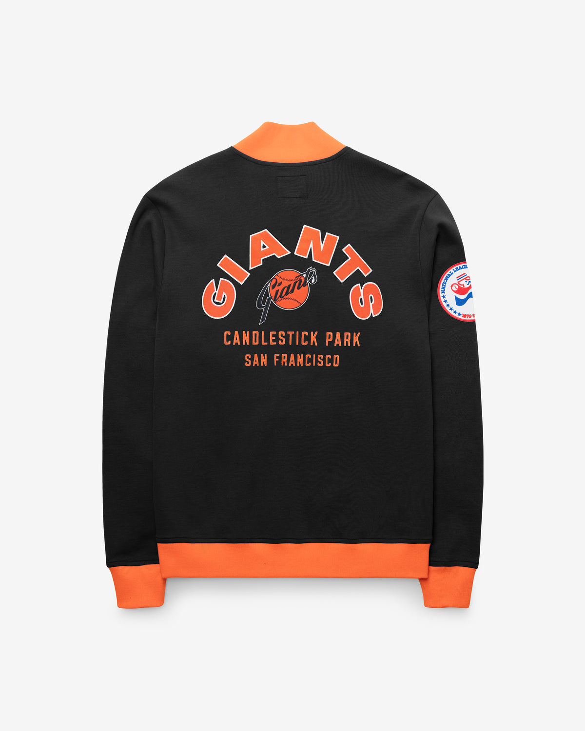 SAN FRANCISCO GIANTS COOPERSTOWN RELIEF PITCHER PIQUE '47 TRACK JACKET