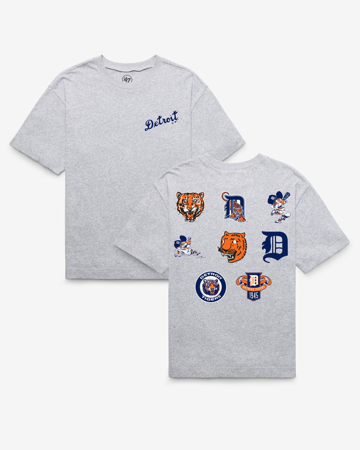 DETROIT TIGERS COOPERSTOWN HISTORY LOCK '47 FOUNDATION TEE