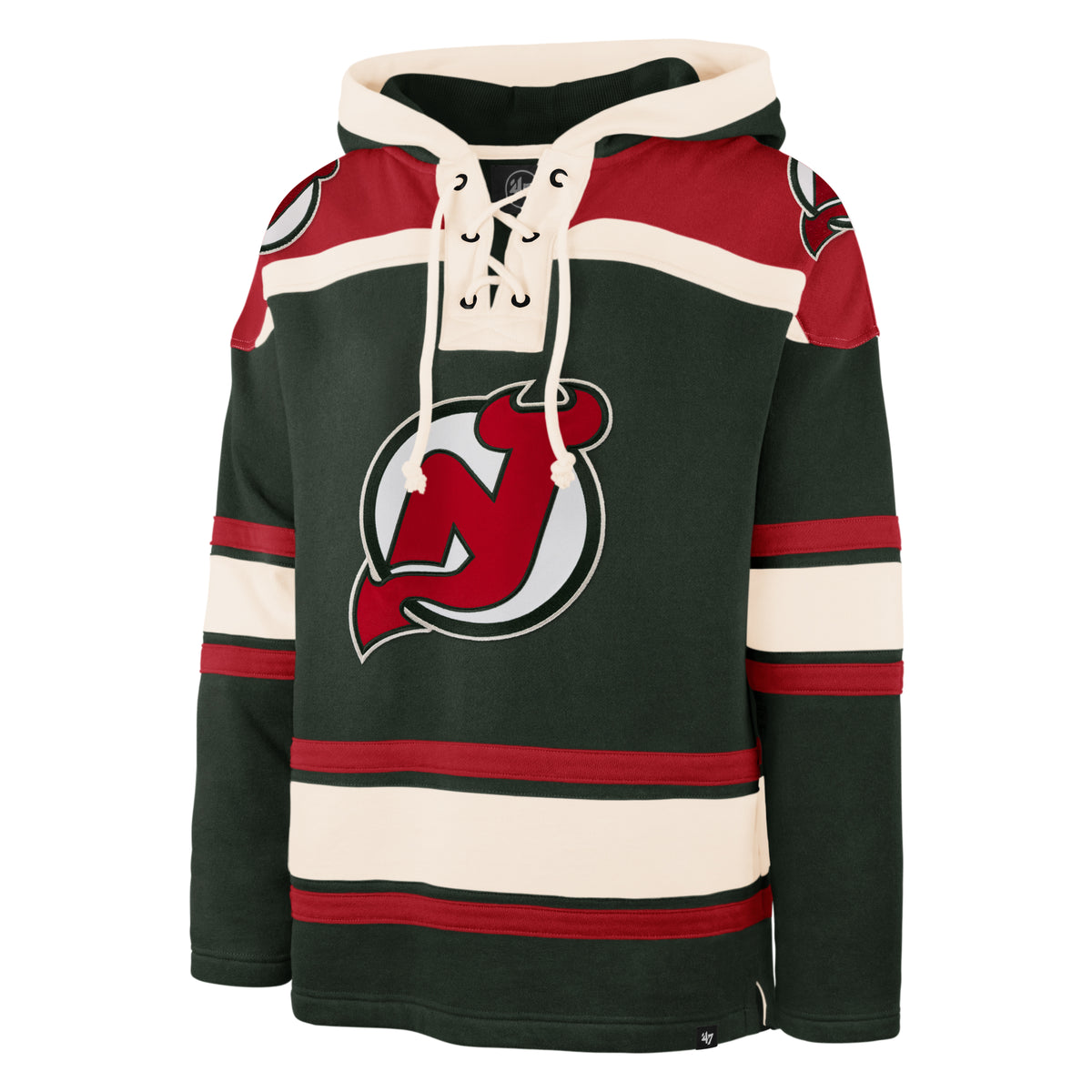 NEW JERSEY DEVILS VINTAGE SUPERIOR '47 LACER HOOD