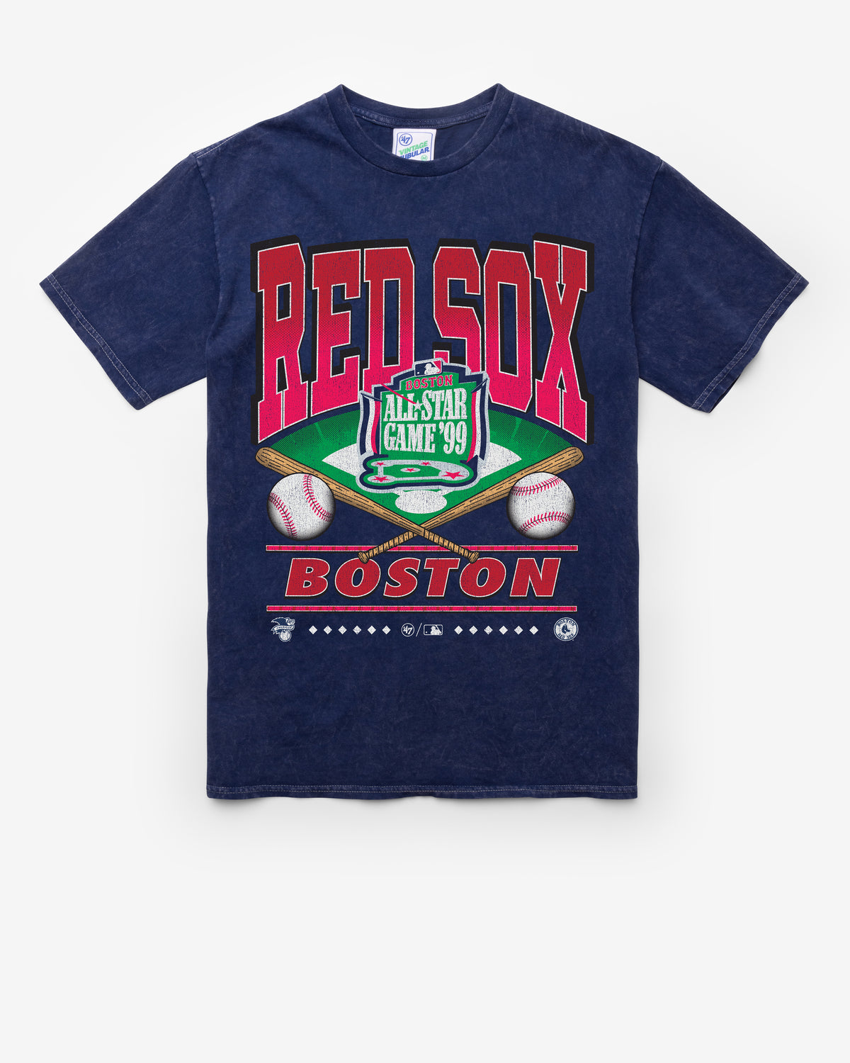 BOSTON RED SOX COOP ASG STRAIGHT SHOT VINTAGE '47 TUBULAR TEE