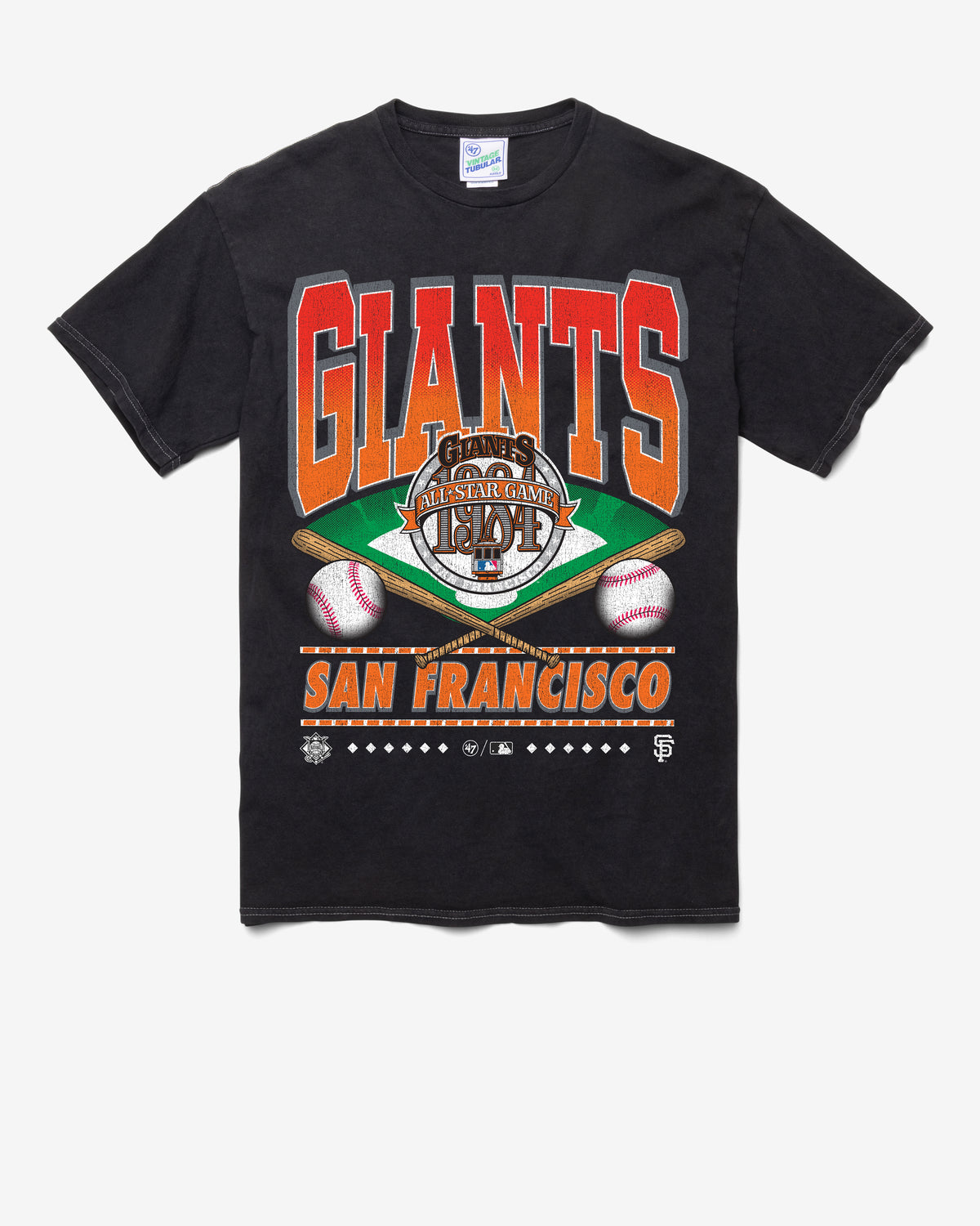 SAN FRANCISCO GIANTS COOPERSTOWN STRAIGHT SHOT VINTAGE '47 TUBULAR TEE