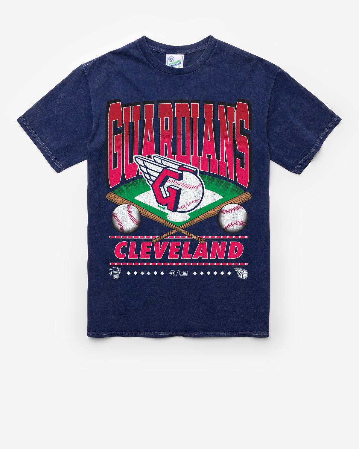CLEVELAND GUARDIANS STRAIGHT SHOT VINTAGE '47 TUBULAR TEE