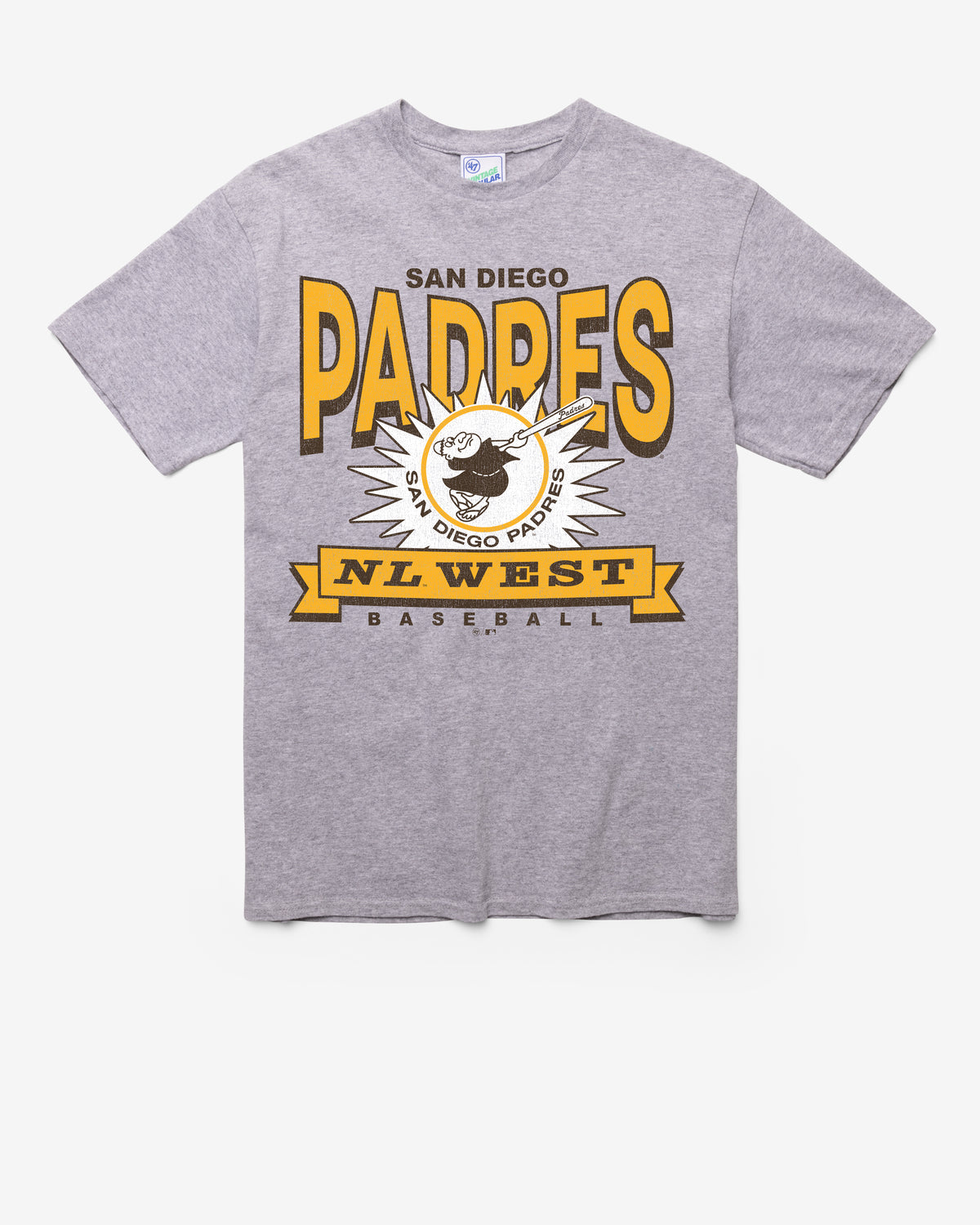 SAN DIEGO PADRES COOPERSTOWN TWELVE SIX VINTAGE '47 TUBULAR TEE