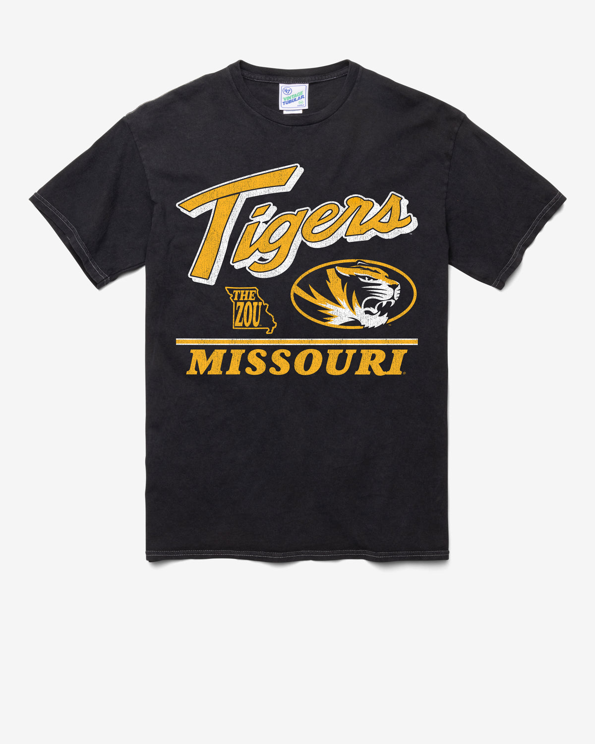 MISSOURI TIGERS FLY BY VINTAGE '47 TUBULAR TEE
