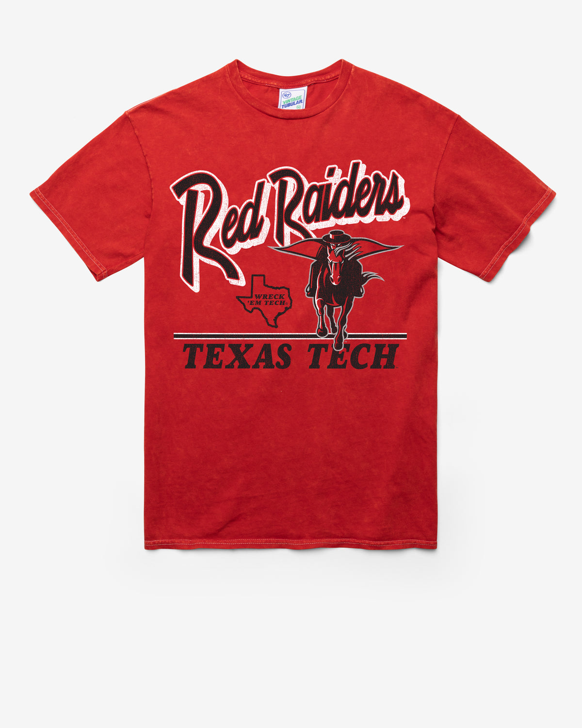 TEXAS TECH RED RAIDERS FLY BY VINTAGE '47 TUBULAR TEE