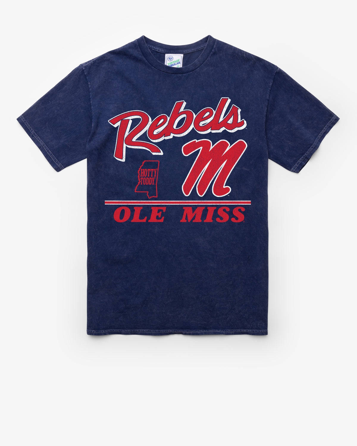 MISSISSIPPI REBELS FLY BY VINTAGE '47 TUBULAR TEE