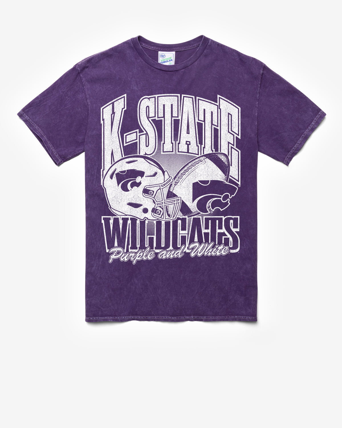 KANSAS STATE WILDCATS MONOCHROME VINTAGE '47 TUBULAR TEE