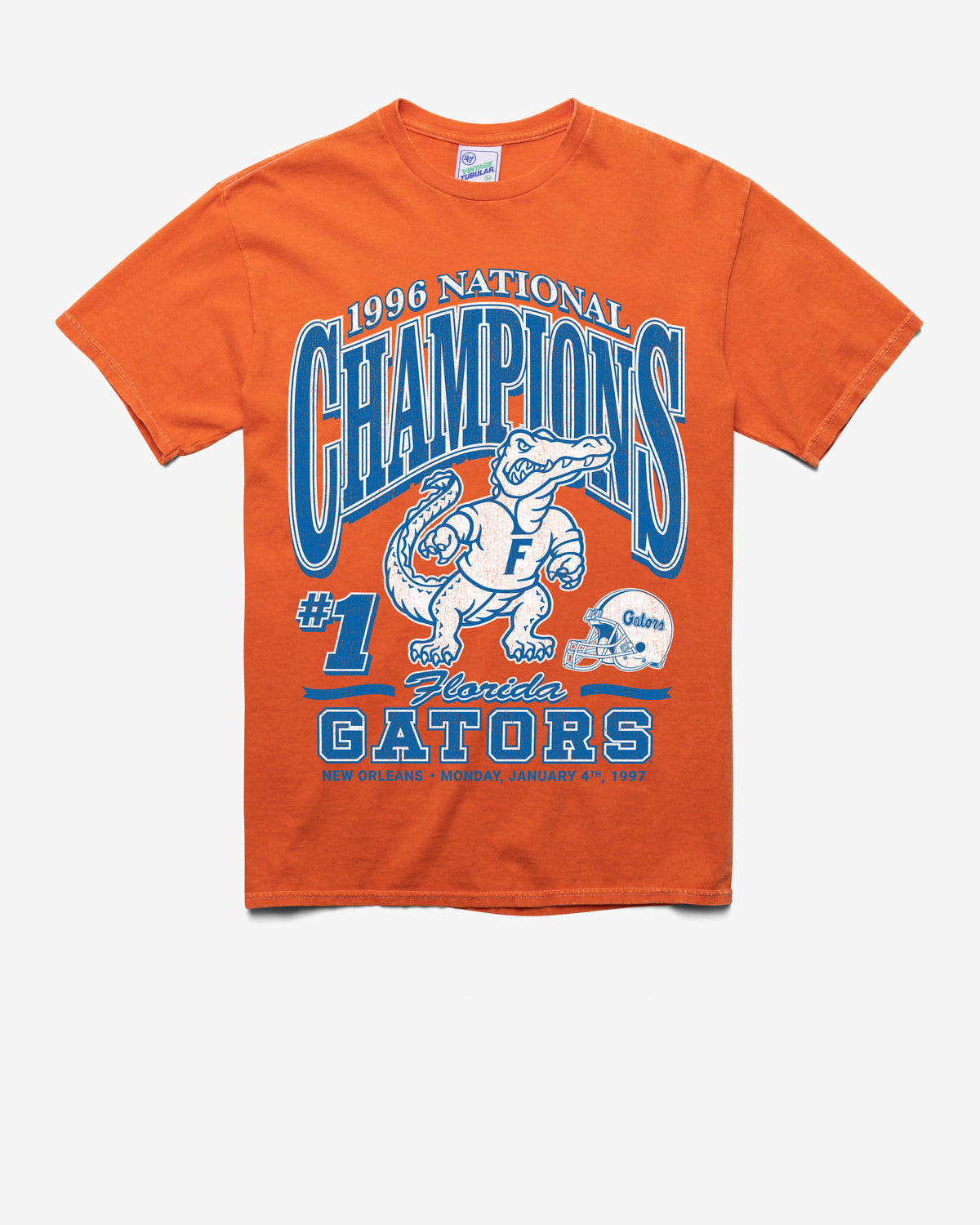 FLORIDA GATORS H-CHAMPS MONOCHROME VINTAGE '47 TUBULAR TEE