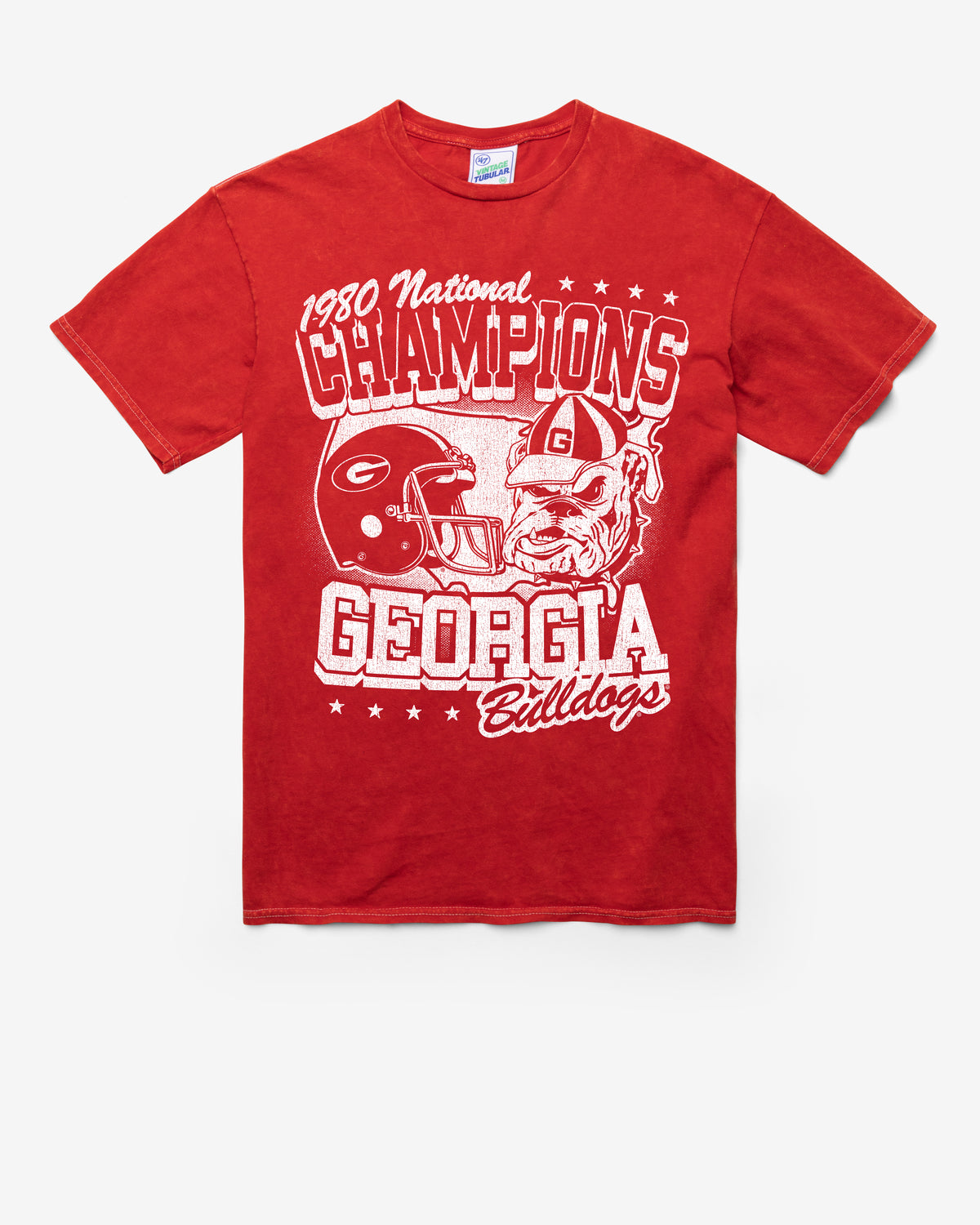 GEORGIA BULLDOGS H-CHAMPS MONOCHROME VINTAGE '47 TUBULAR TEE