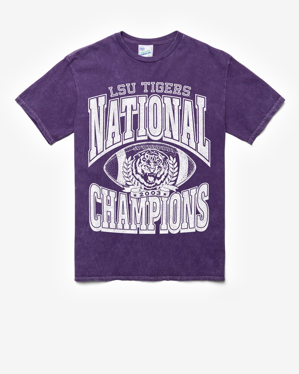 LOUISIANA STATE TIGERS LSU H-C MONOCHROME VINTAGE '47 TUBULAR TEE