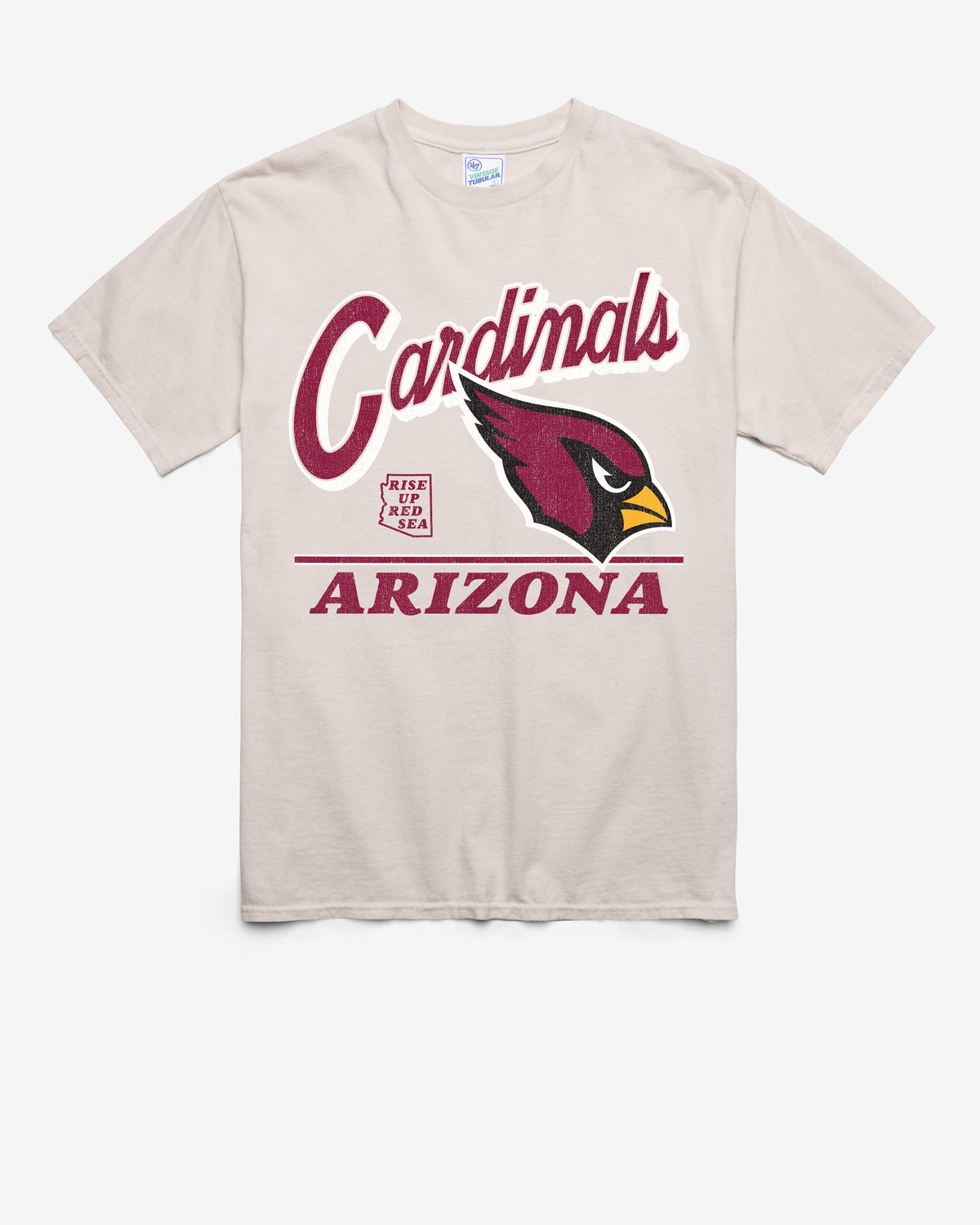 ARIZONA CARDINALS FLY BY VINTAGE '47 TUBULAR TEE