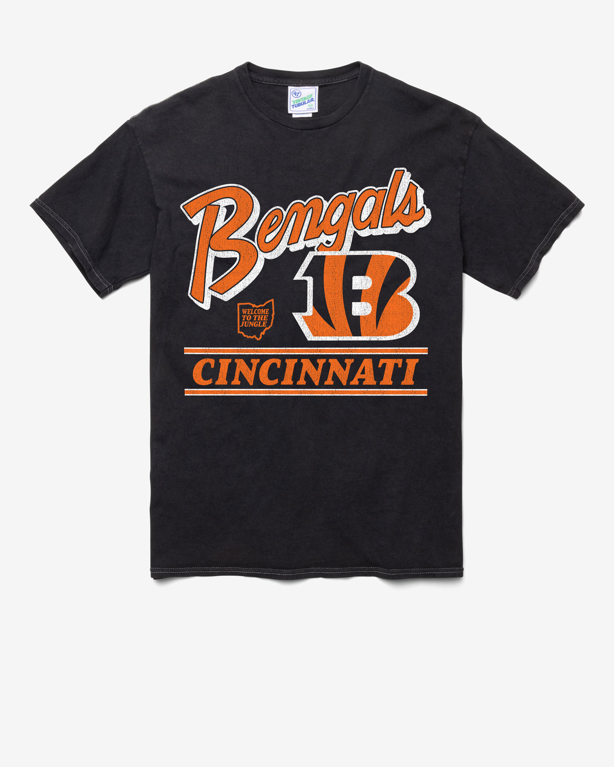 CINCINNATI BENGALS FLY BY VINTAGE '47 TUBULAR TEE