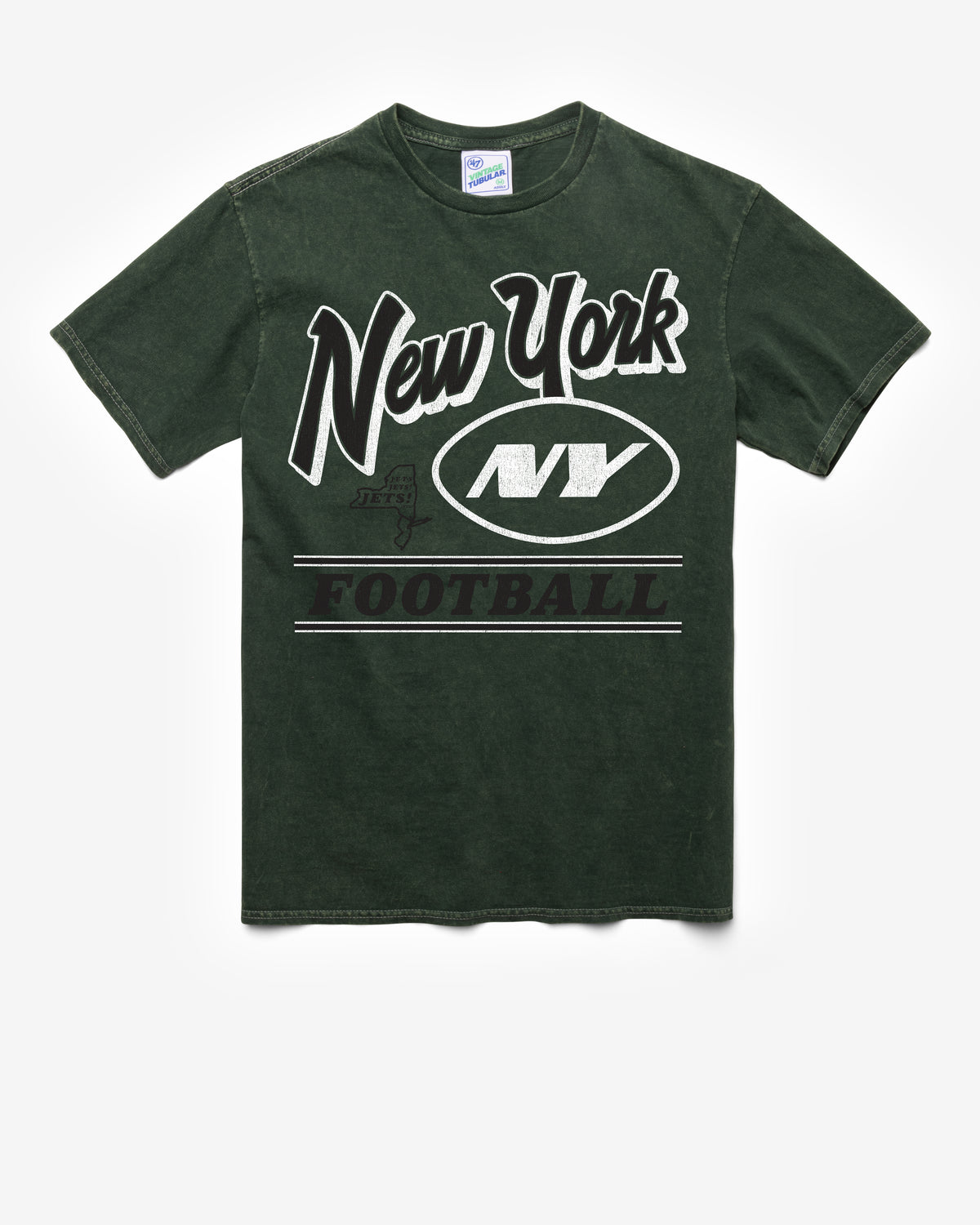 NEW YORK JETS FLY BY VINTAGE '47 TUBULAR TEE