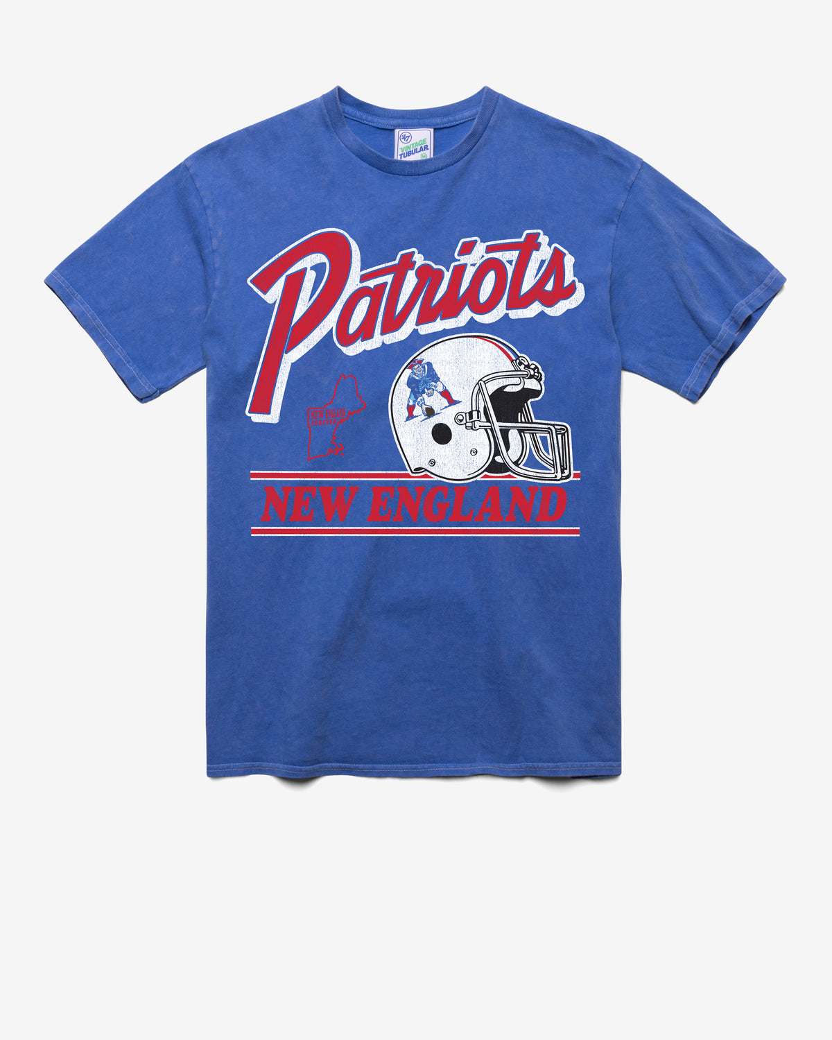NEW ENGLAND PATRIOTS HISTORIC FLY BY VINTAGE '47 TUBULAR TEE
