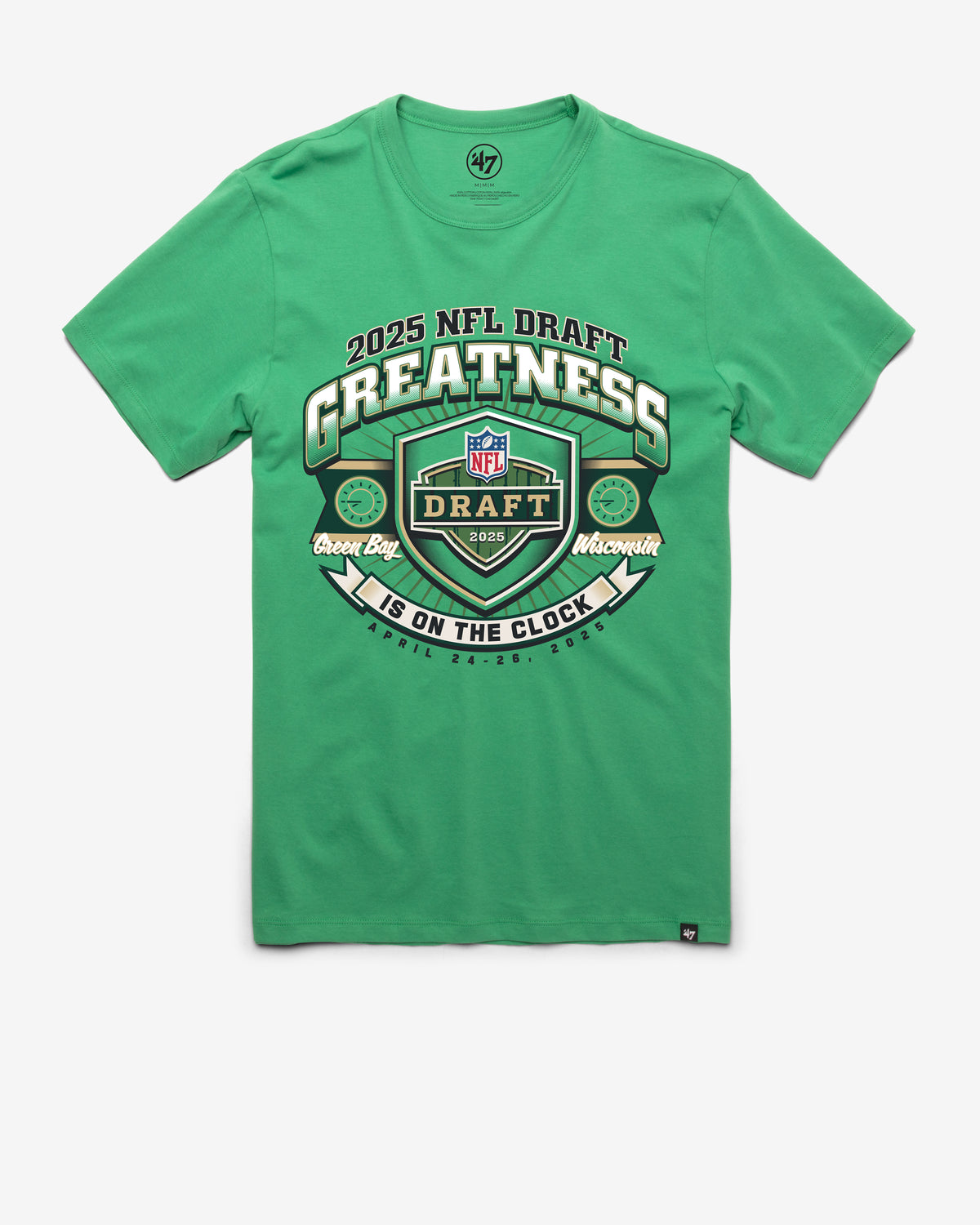 GREEN BAY PACKERS NFL DRAFT REGIONAL '47 FRANKLIN TEE