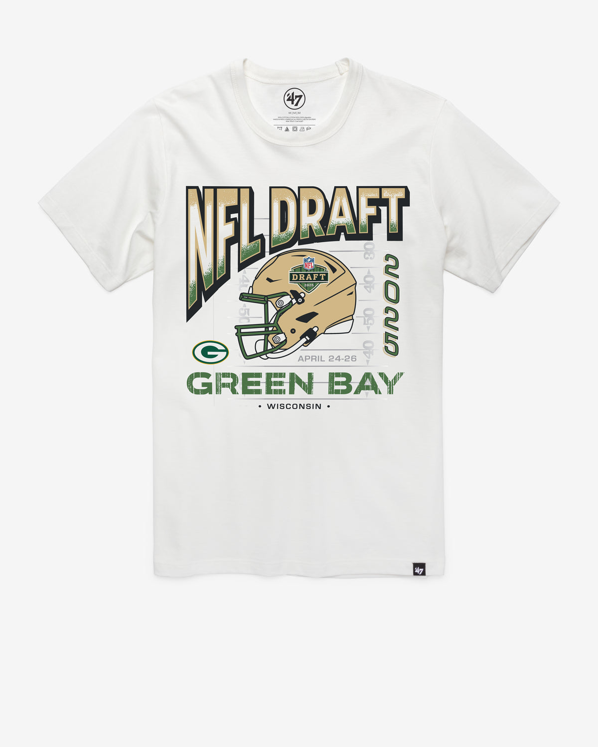 GREEN BAY PACKERS NFL DRAFT REGIONAL '47 FRANKLIN TEE