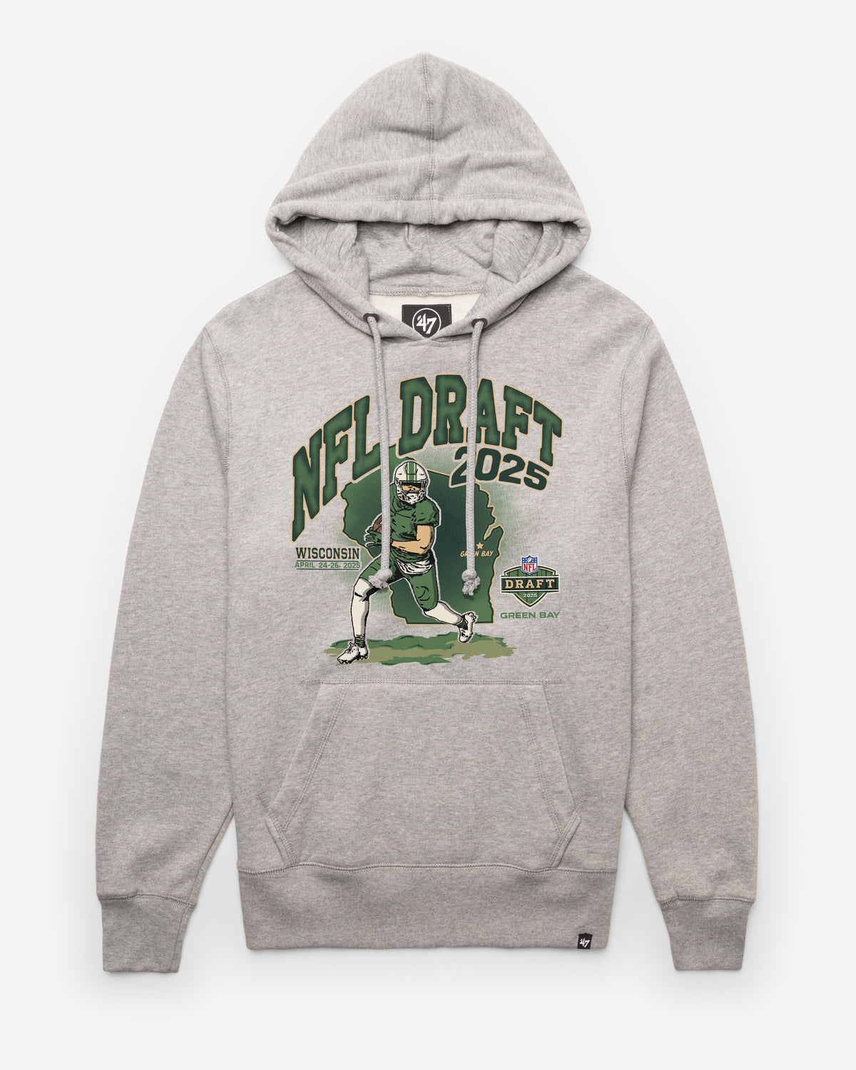 GREEN BAY PACKERS NFL DRAFT REGIONAL '47 HEADLINE HOOD