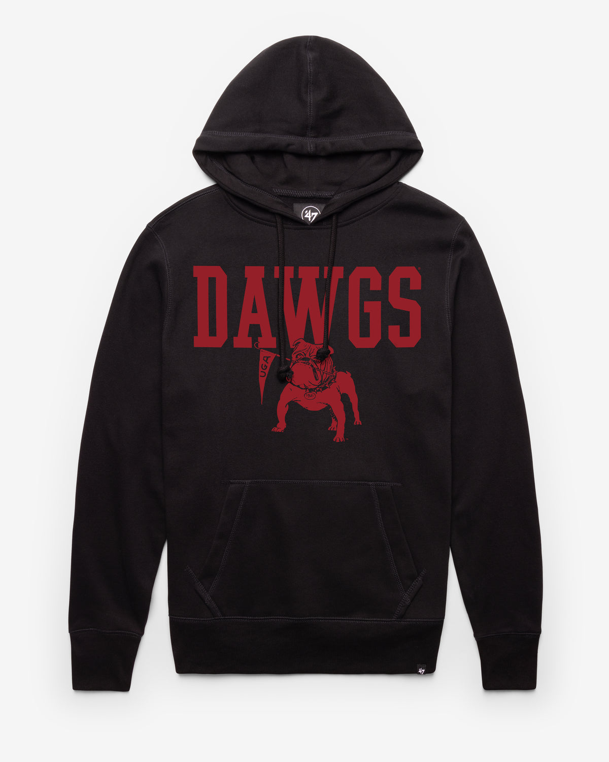 GEORGIA BULLDOGS VINTAGE STRAIGHT BLOCK '47 HEADLINE HOOD