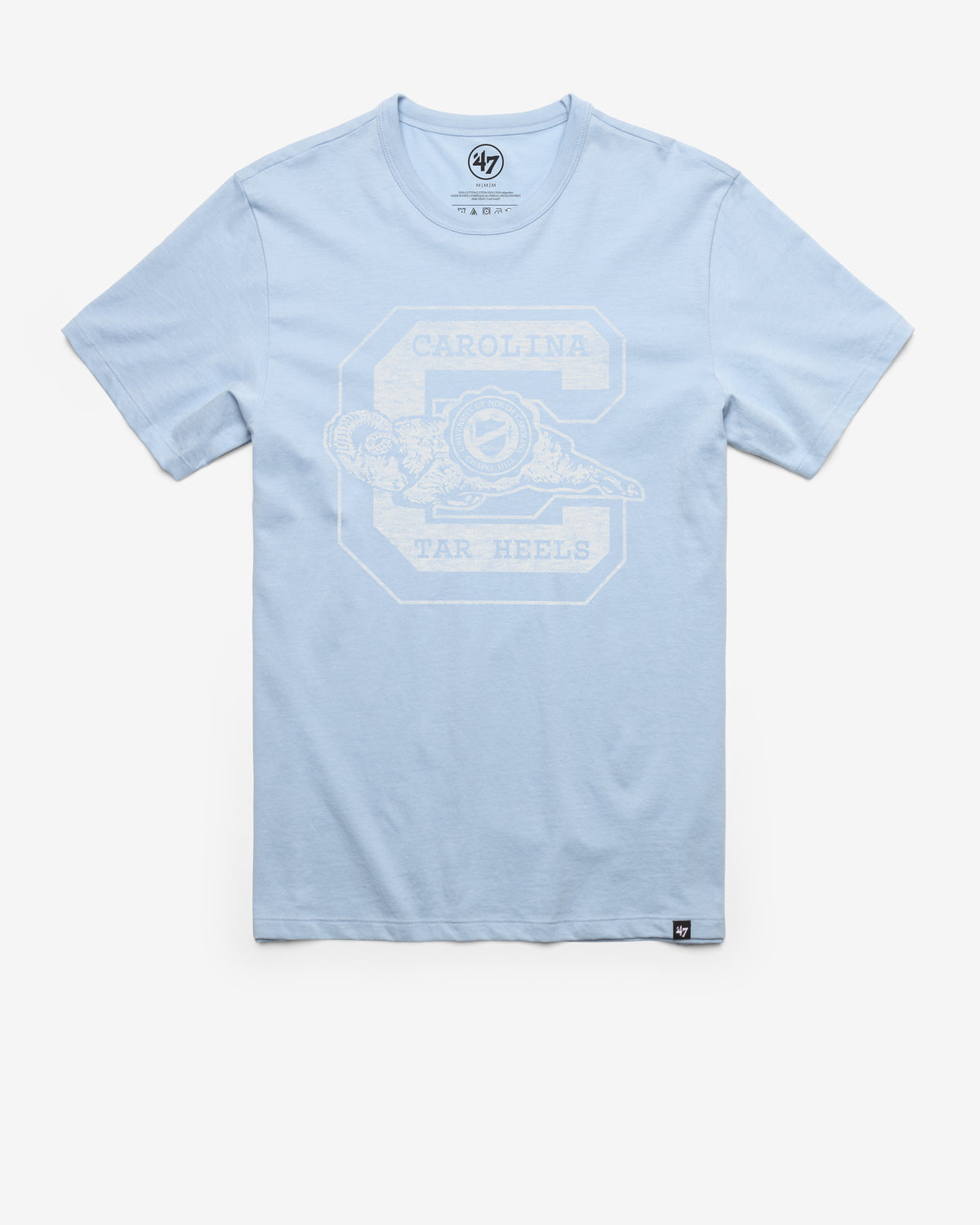 NORTH CAROLINA TAR HEELS UNC VINTAGE PREMIER '47 FRANKLIN TEE