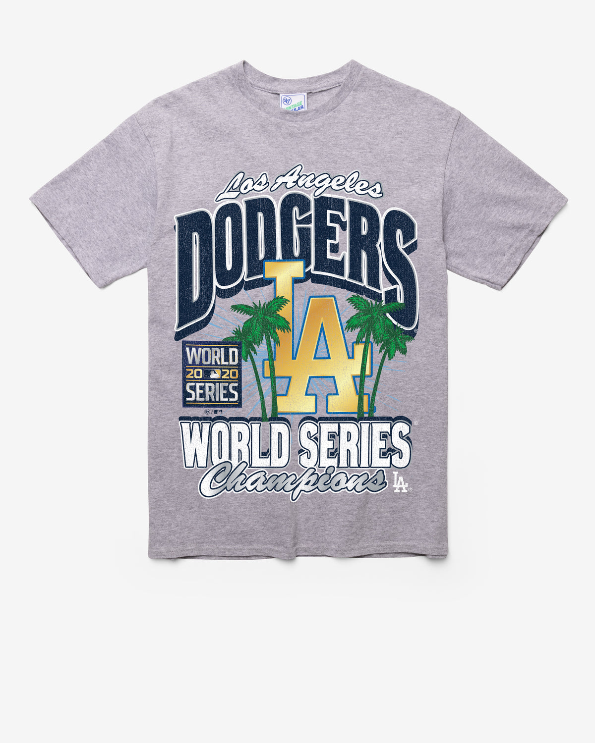 LOS ANGELES DODGERS COOPERSTOWN WORLD SERIES LOCKER VINTAGE '47 TUBULAR TEE