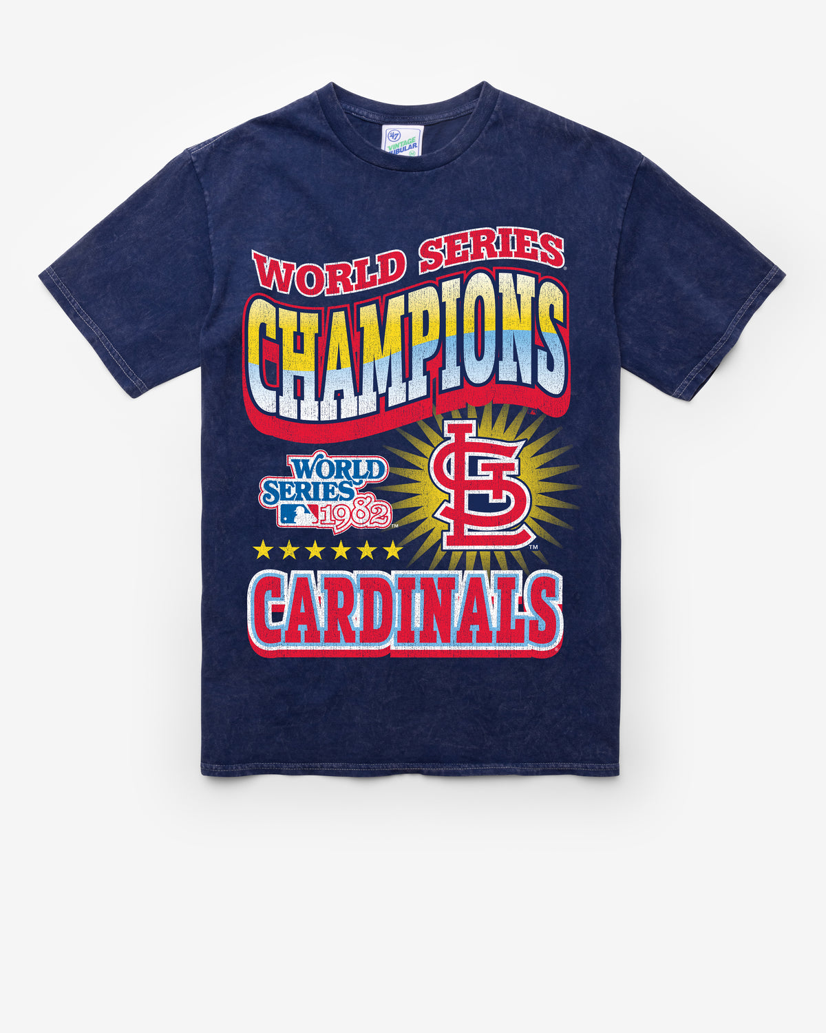 ST. LOUIS CARDINALS COOPERSTOWN WORLD SERIES LOCKER VINTAGE '47 TUBULAR TEE