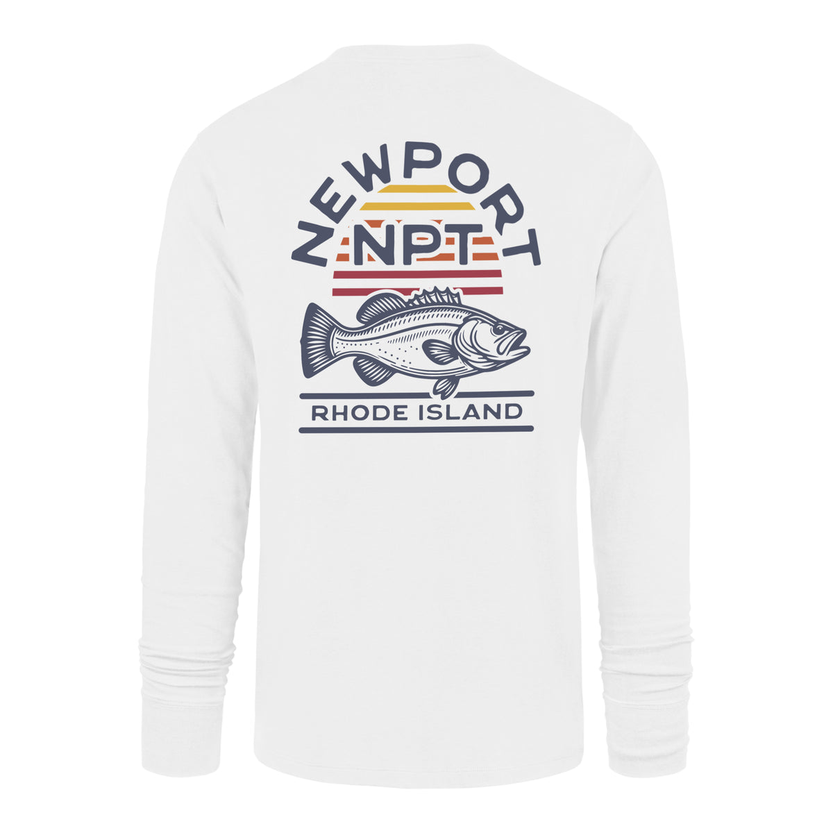 NEWPORT DESTINATION BACKER '47 FRANKLIN LONG SLEEVE TEE