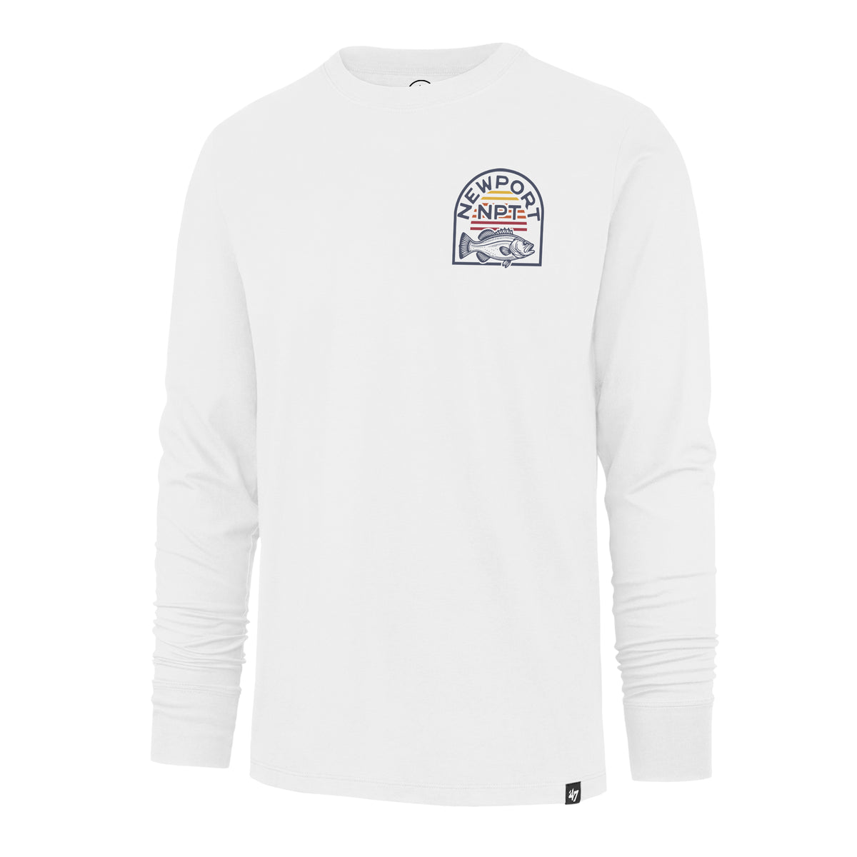 NEWPORT DESTINATION BACKER '47 FRANKLIN LONG SLEEVE TEE