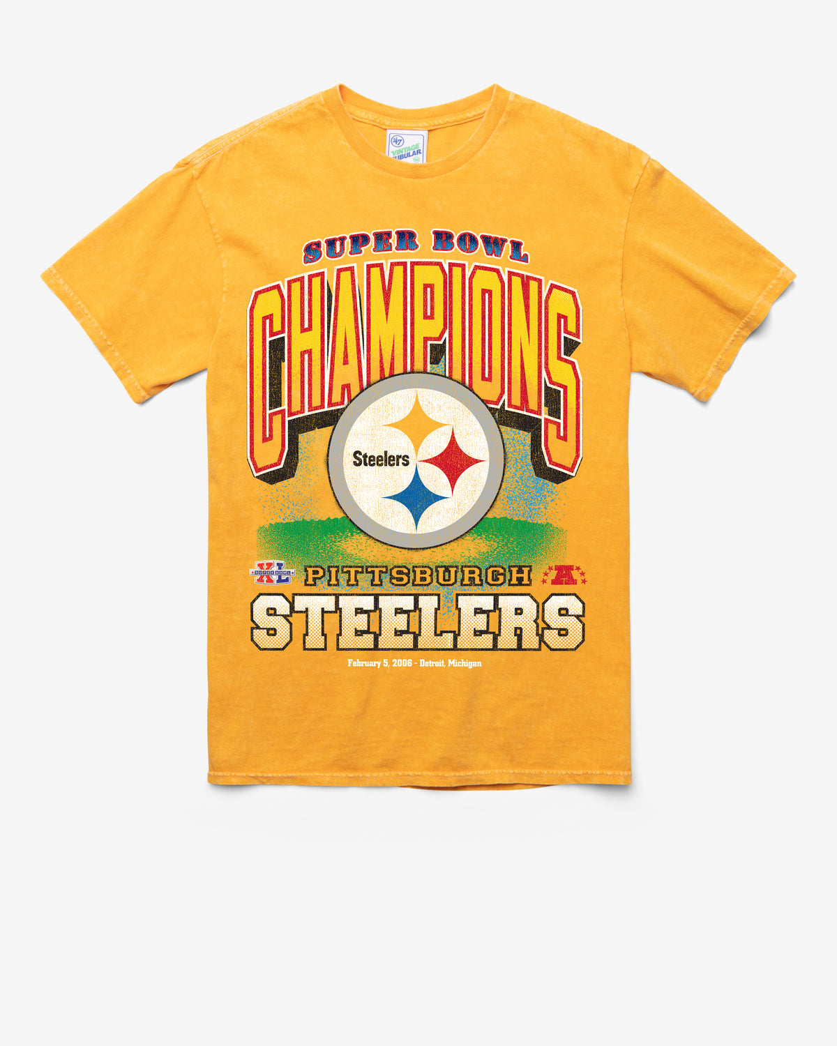 PITTSBURGH STEELERS LOCKER VINTAGE '47 TUBULAR TEE